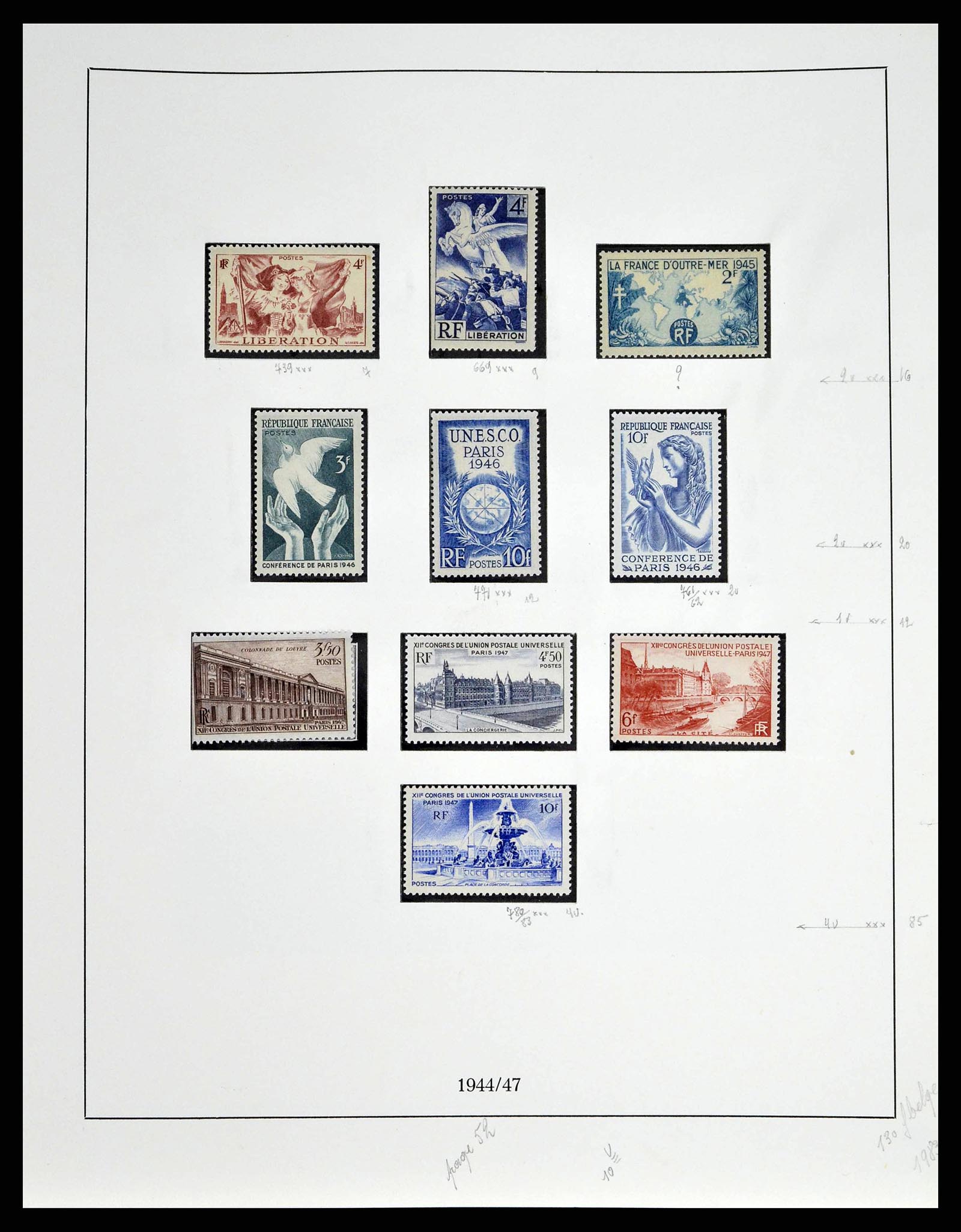 38651 0067 - Stamp collection 38651 France 1849-1978.