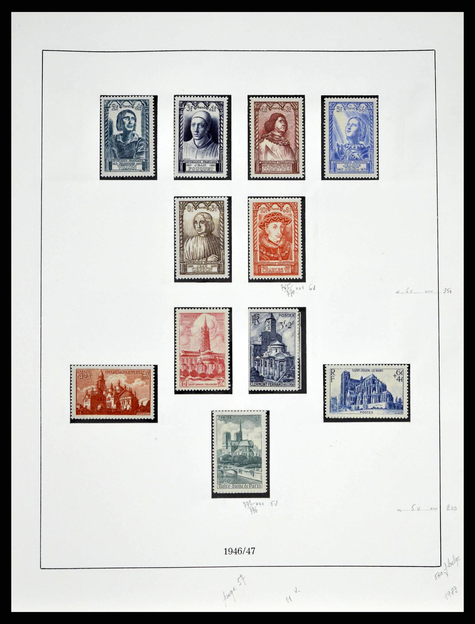 38651 0074 - Stamp collection 38651 France 1849-1978.