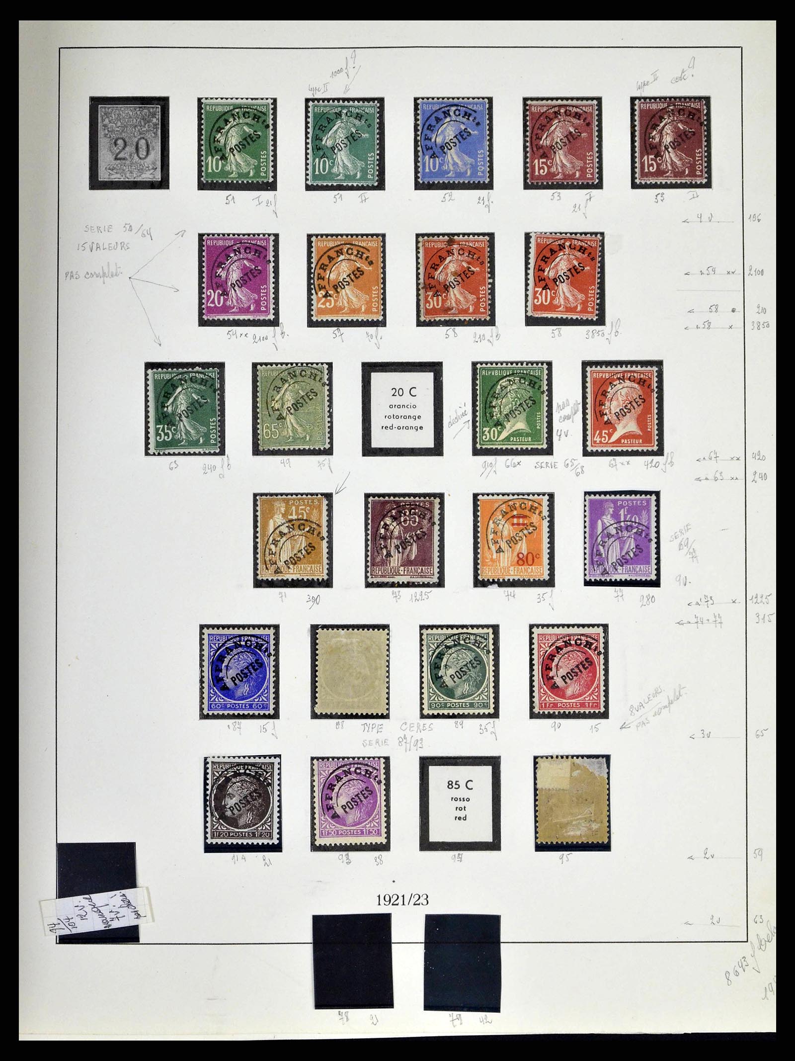 38651 0082 - Stamp collection 38651 France 1849-1978.
