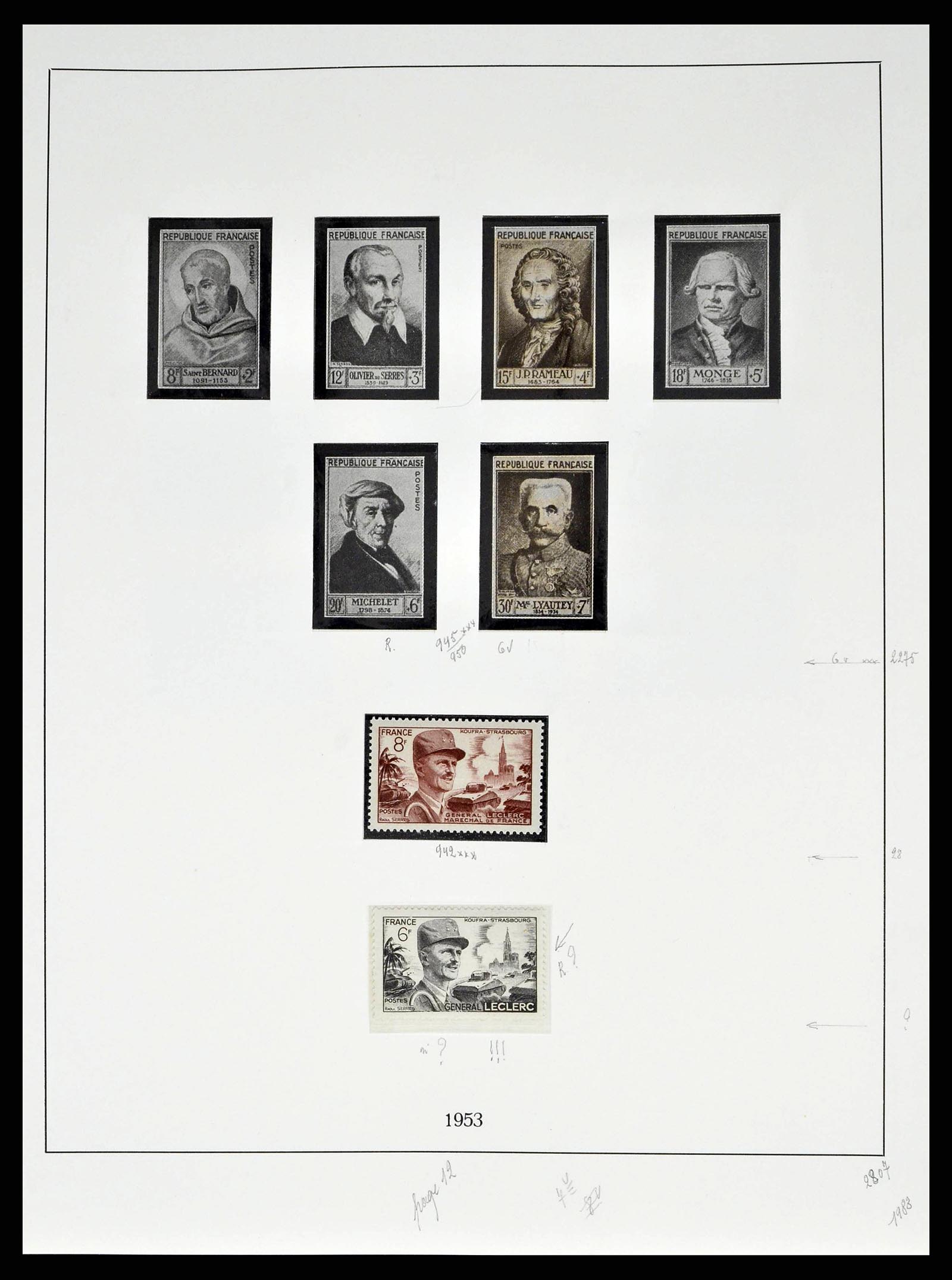 38651 0097 - Stamp collection 38651 France 1849-1978.