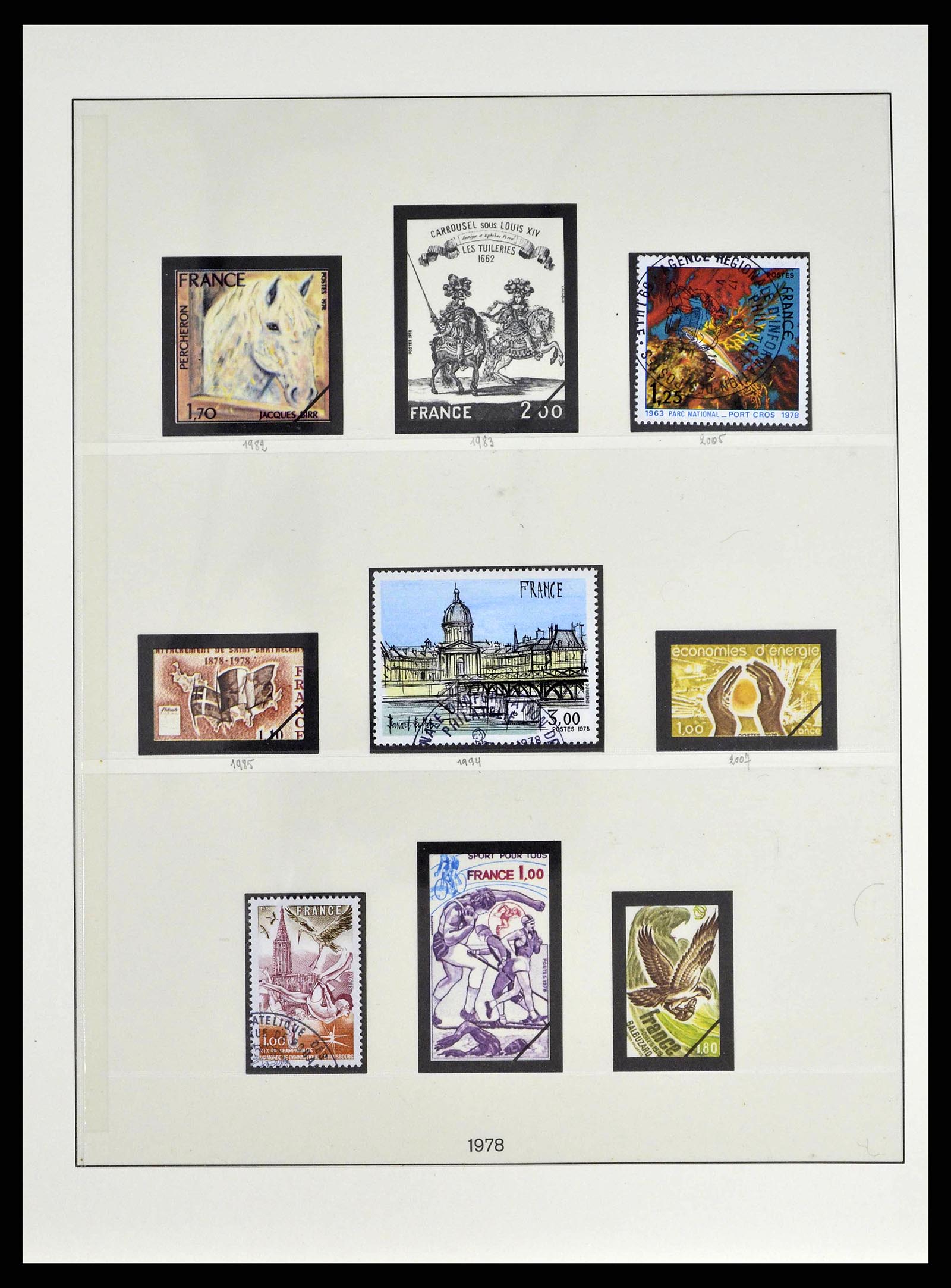 38651 0216 - Stamp collection 38651 France 1849-1978.