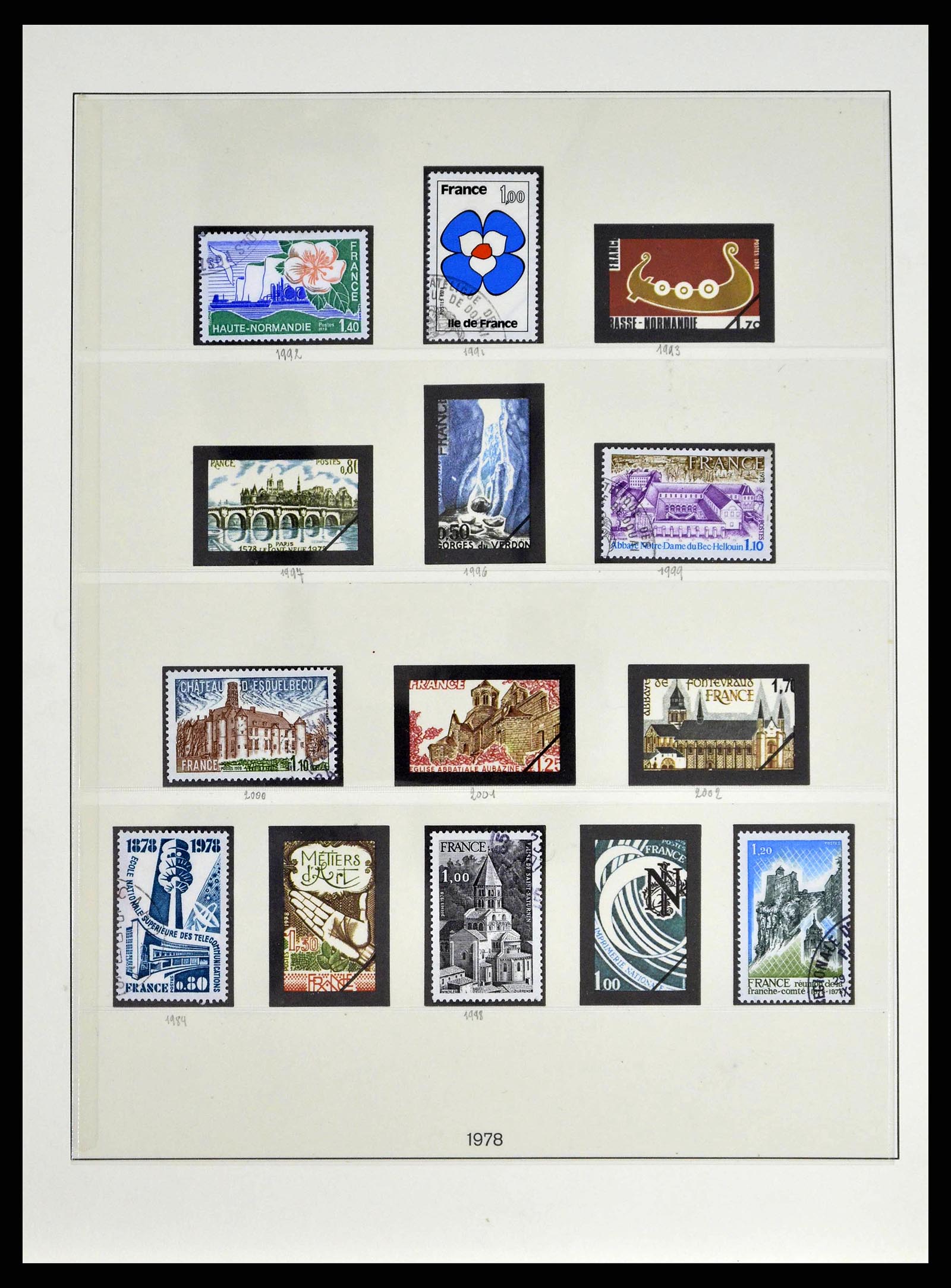 38651 0217 - Stamp collection 38651 France 1849-1978.