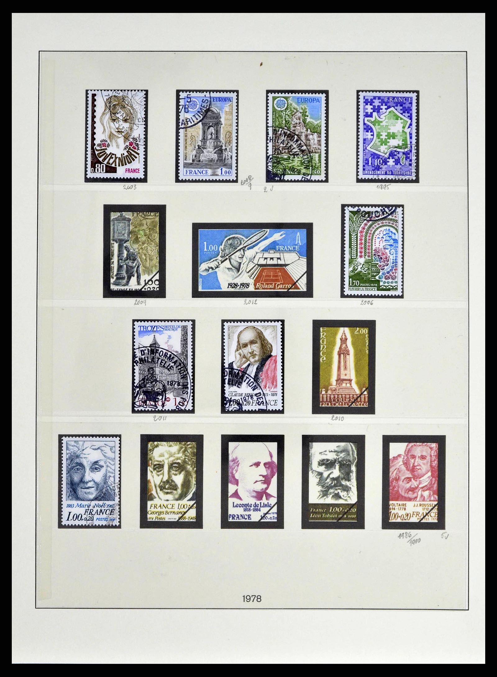 38651 0219 - Stamp collection 38651 France 1849-1978.