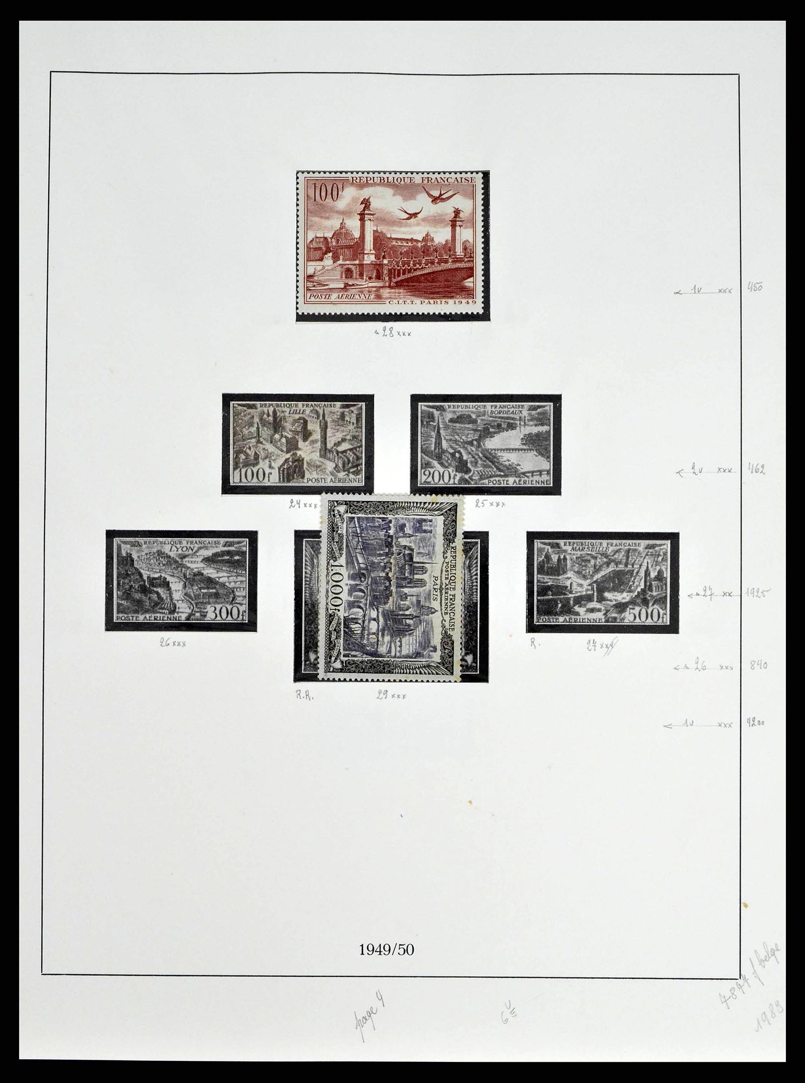 38651 0224 - Stamp collection 38651 France 1849-1978.