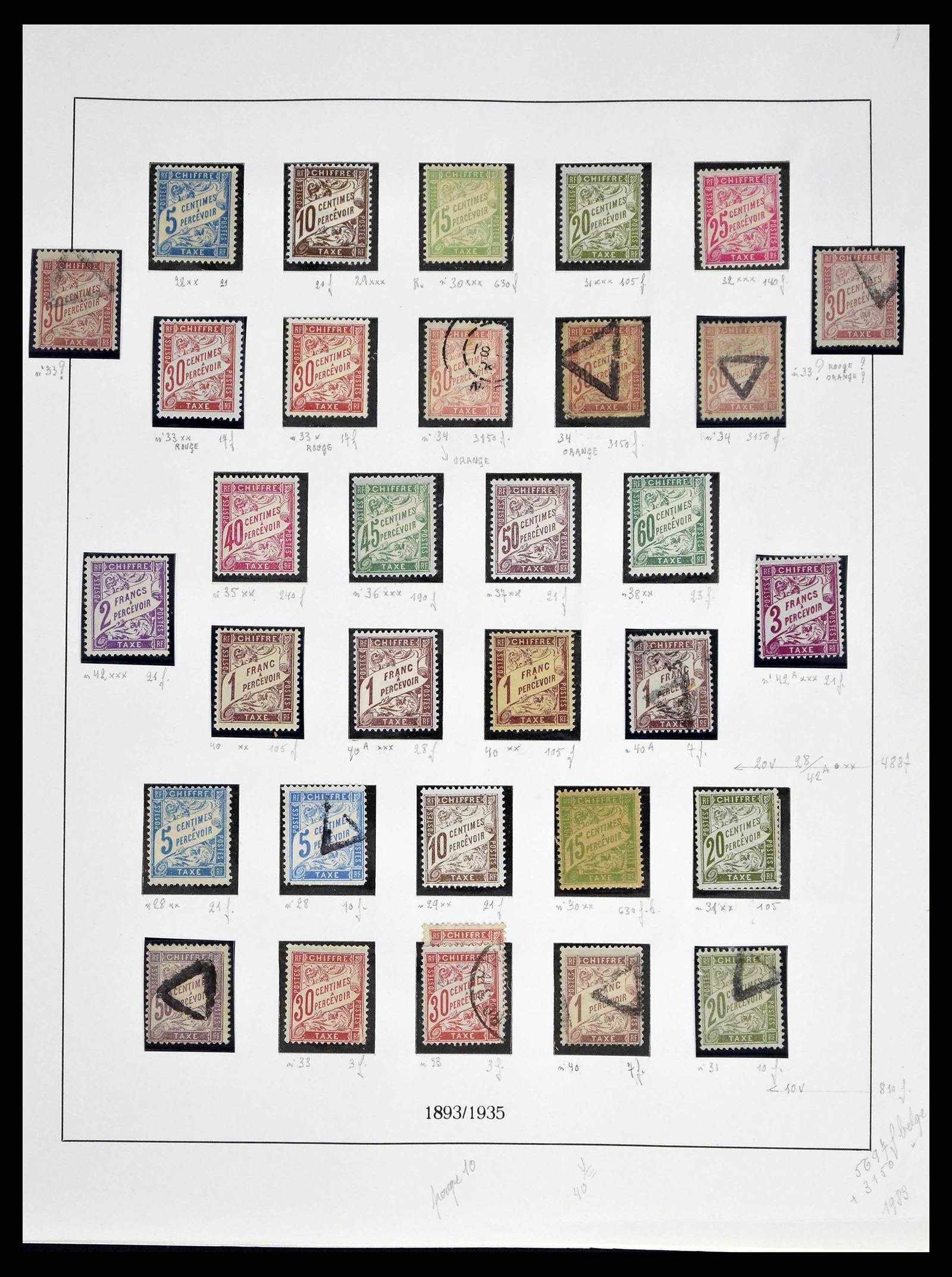 38651 0231 - Stamp collection 38651 France 1849-1978.