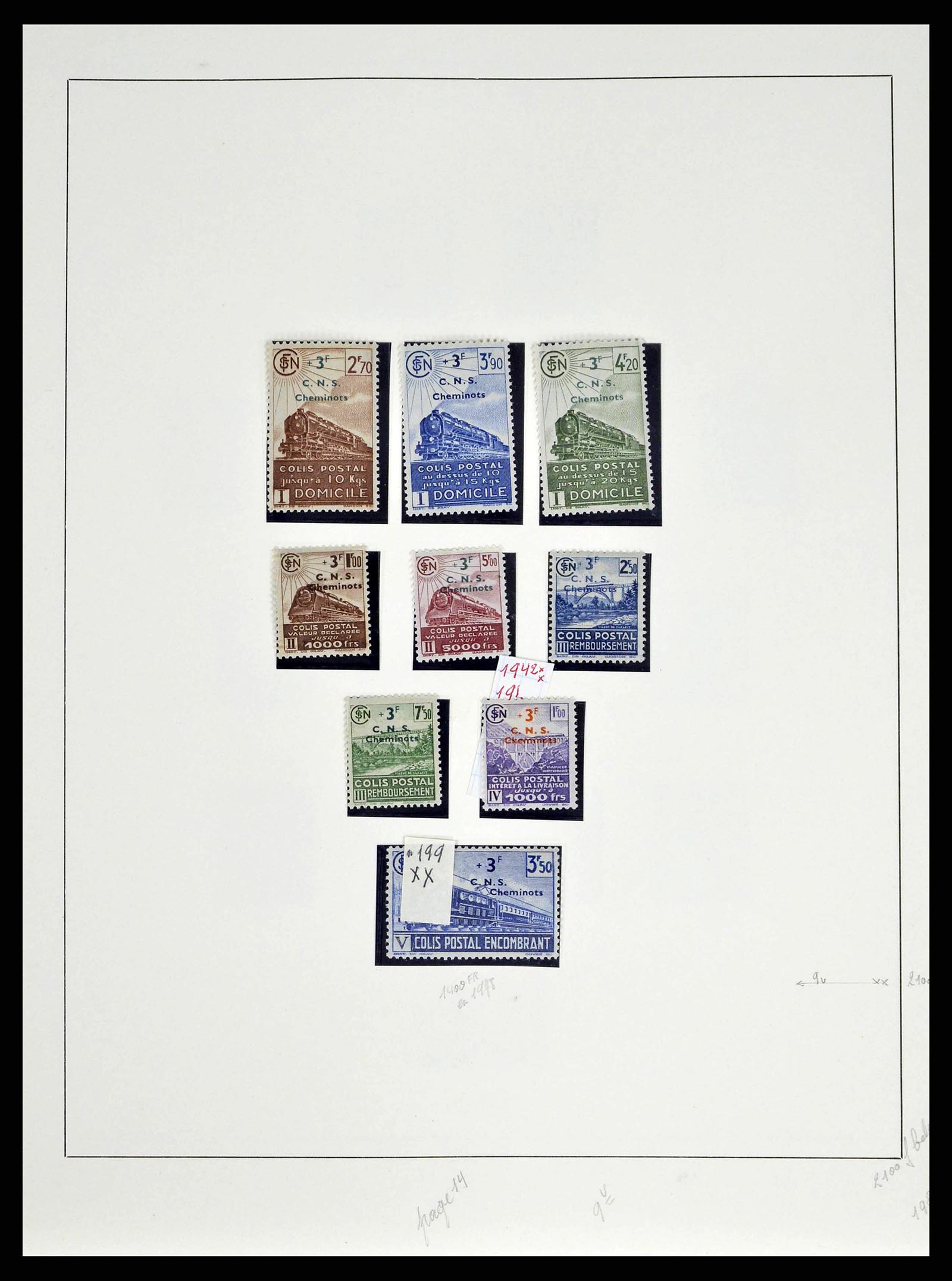38651 0235 - Stamp collection 38651 France 1849-1978.