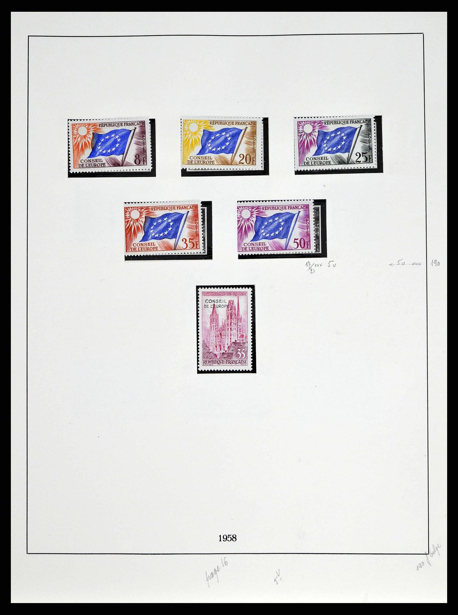 38651 0239 - Stamp collection 38651 France 1849-1978.