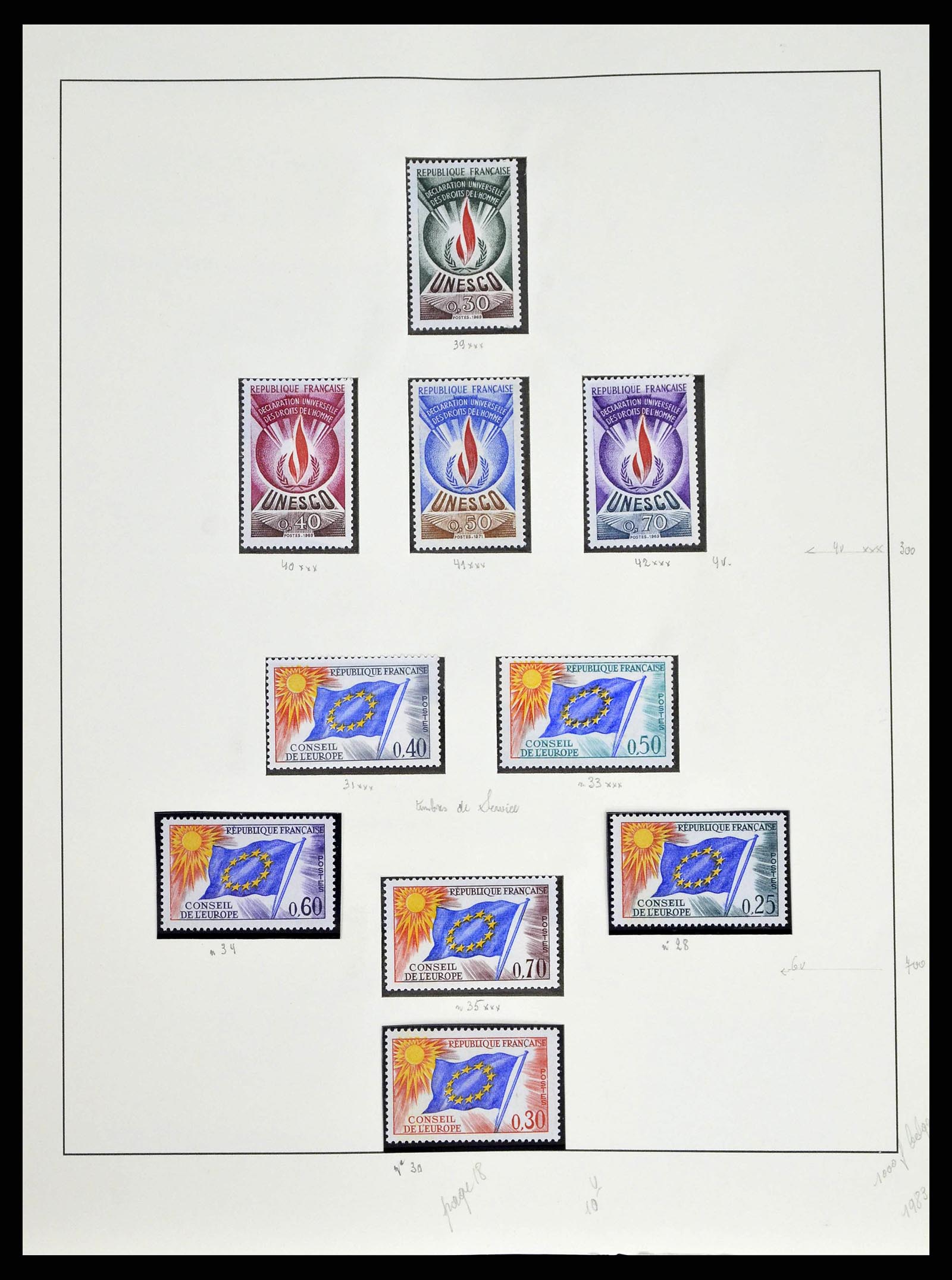 38651 0241 - Postzegelverzameling 38651 Frankrijk 1849-1978.