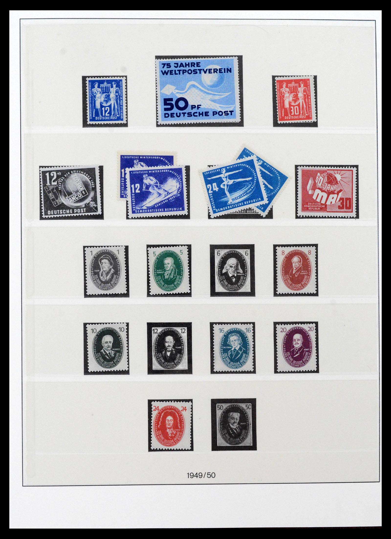 38652 0001 - Postzegelverzameling 38652 DDR 1949-1990.