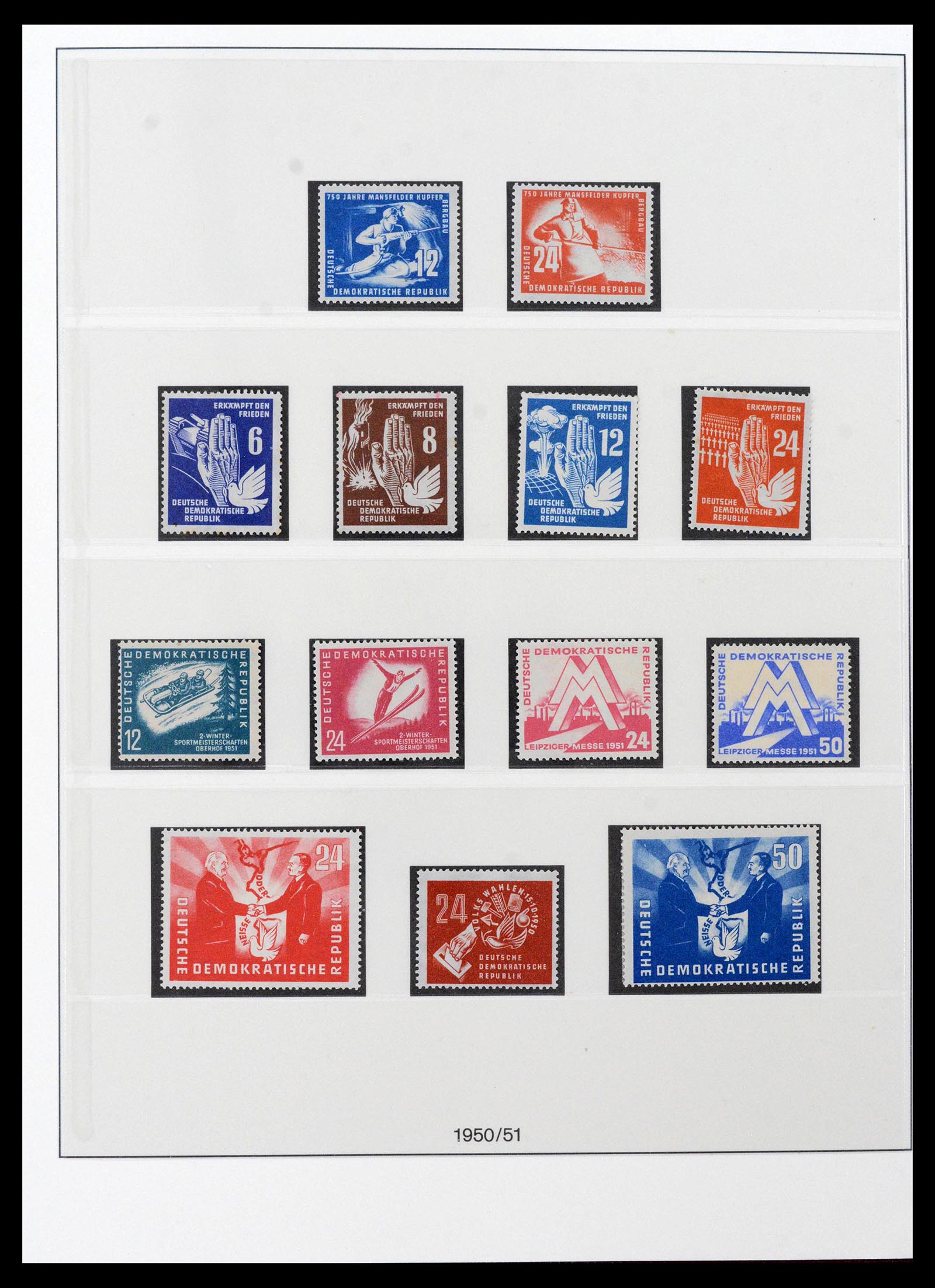 38652 0004 - Stamp collection 38652 GDR 1949-1990.
