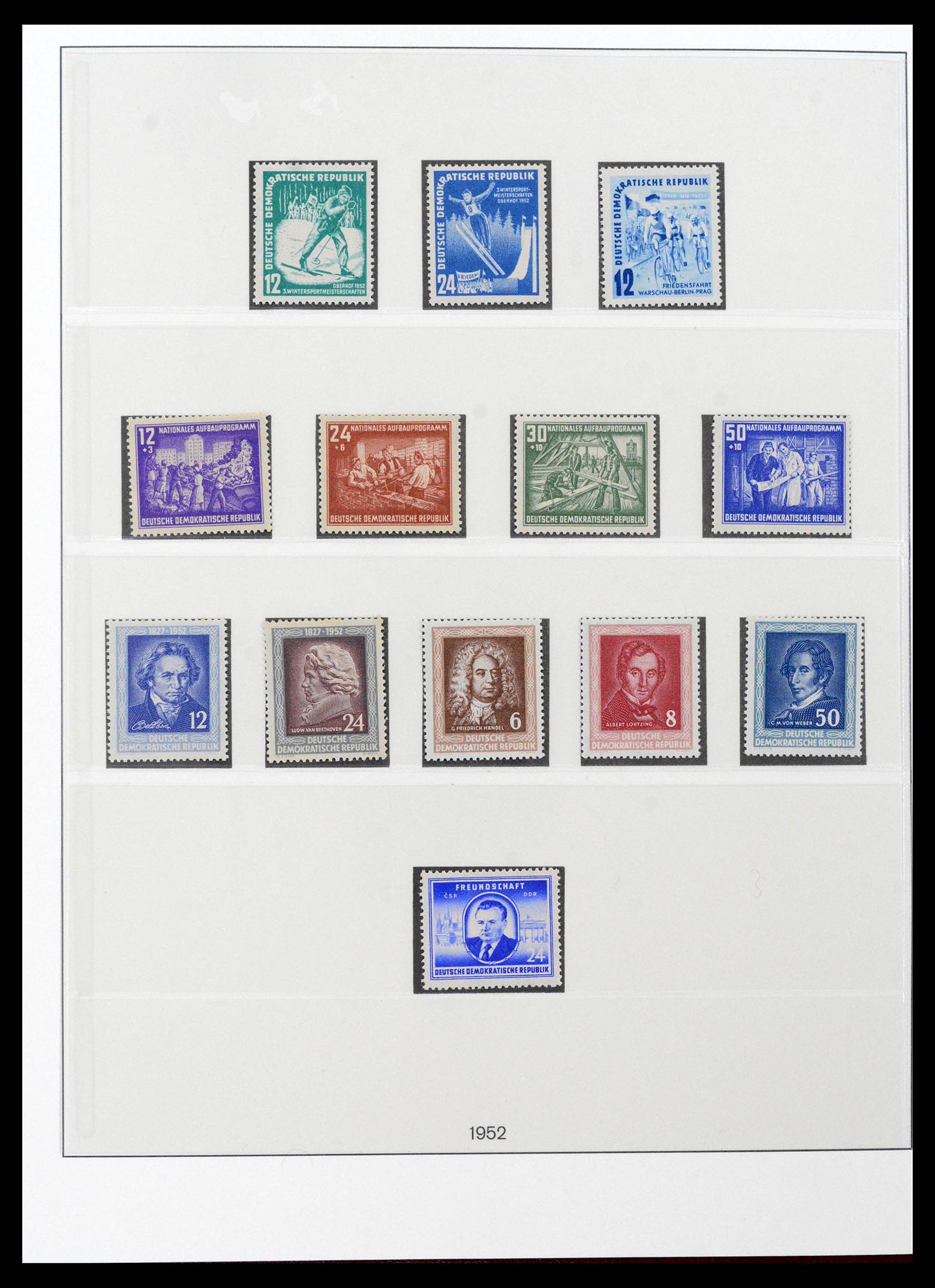 38652 0006 - Postzegelverzameling 38652 DDR 1949-1990.
