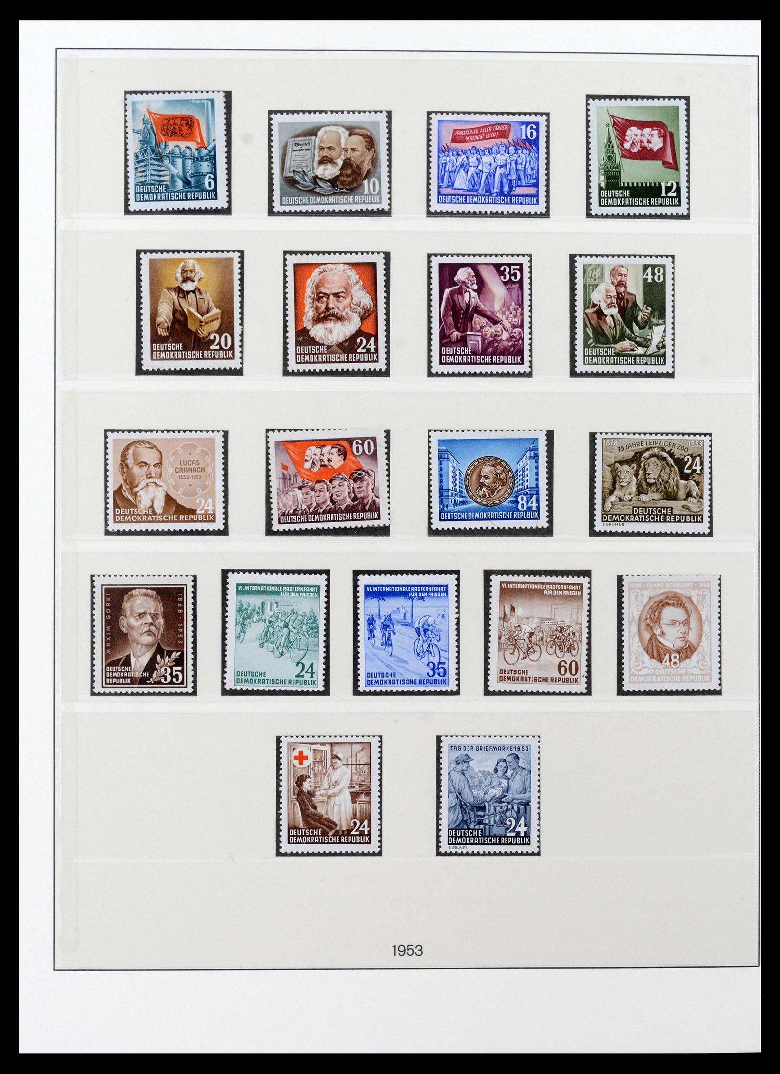 38652 0009 - Postzegelverzameling 38652 DDR 1949-1990.