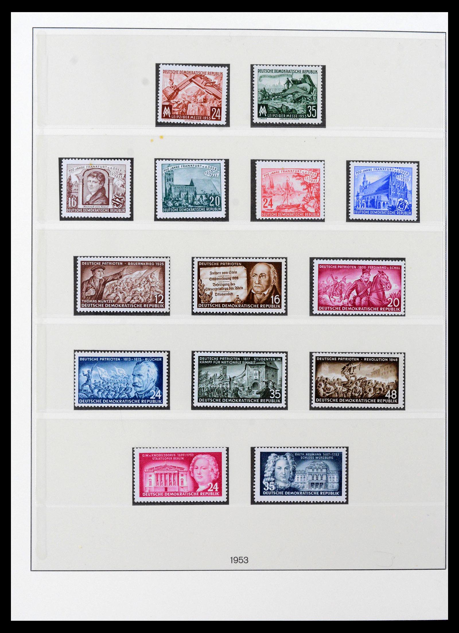 38652 0010 - Postzegelverzameling 38652 DDR 1949-1990.