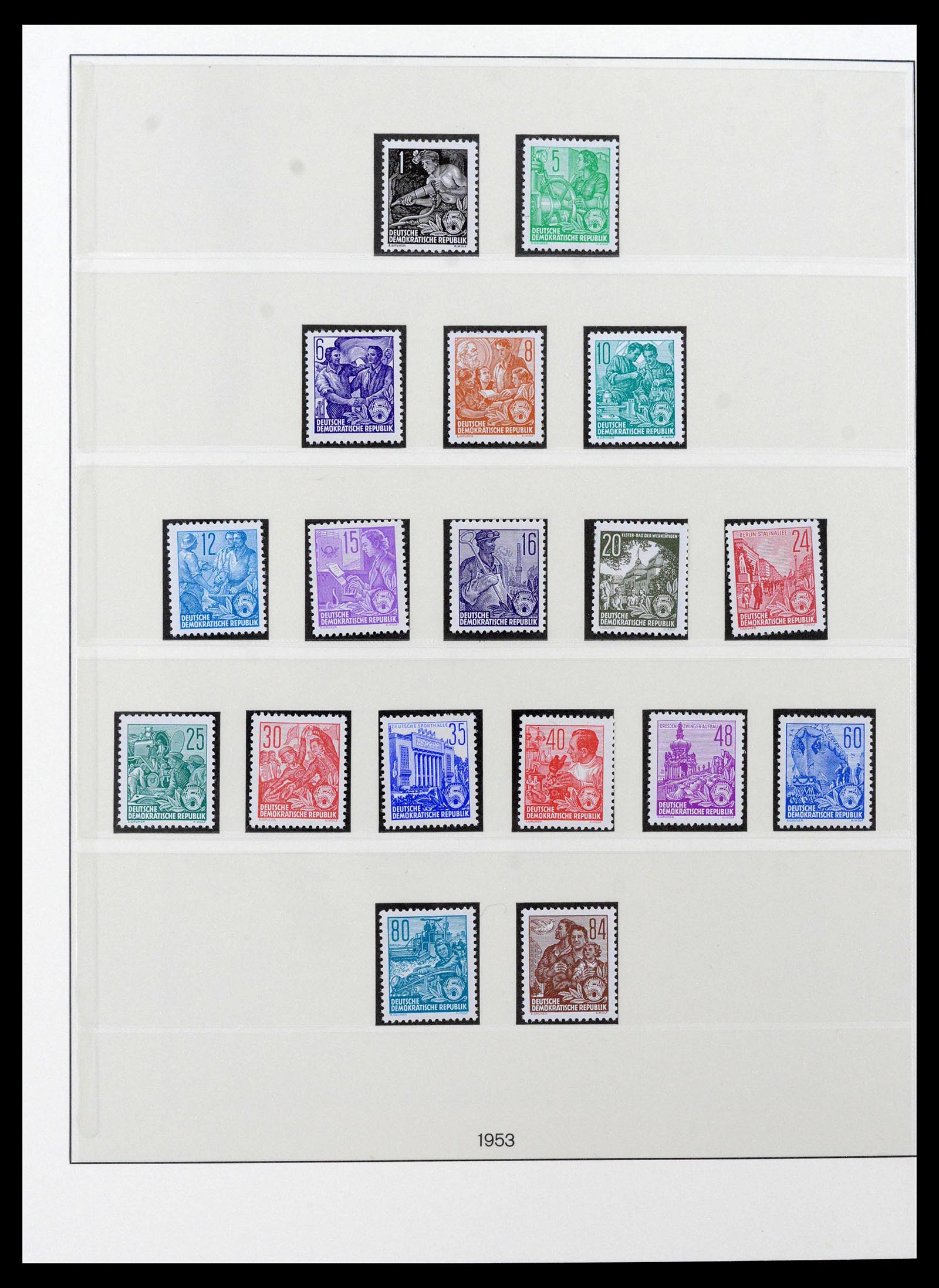 38652 0011 - Stamp collection 38652 GDR 1949-1990.