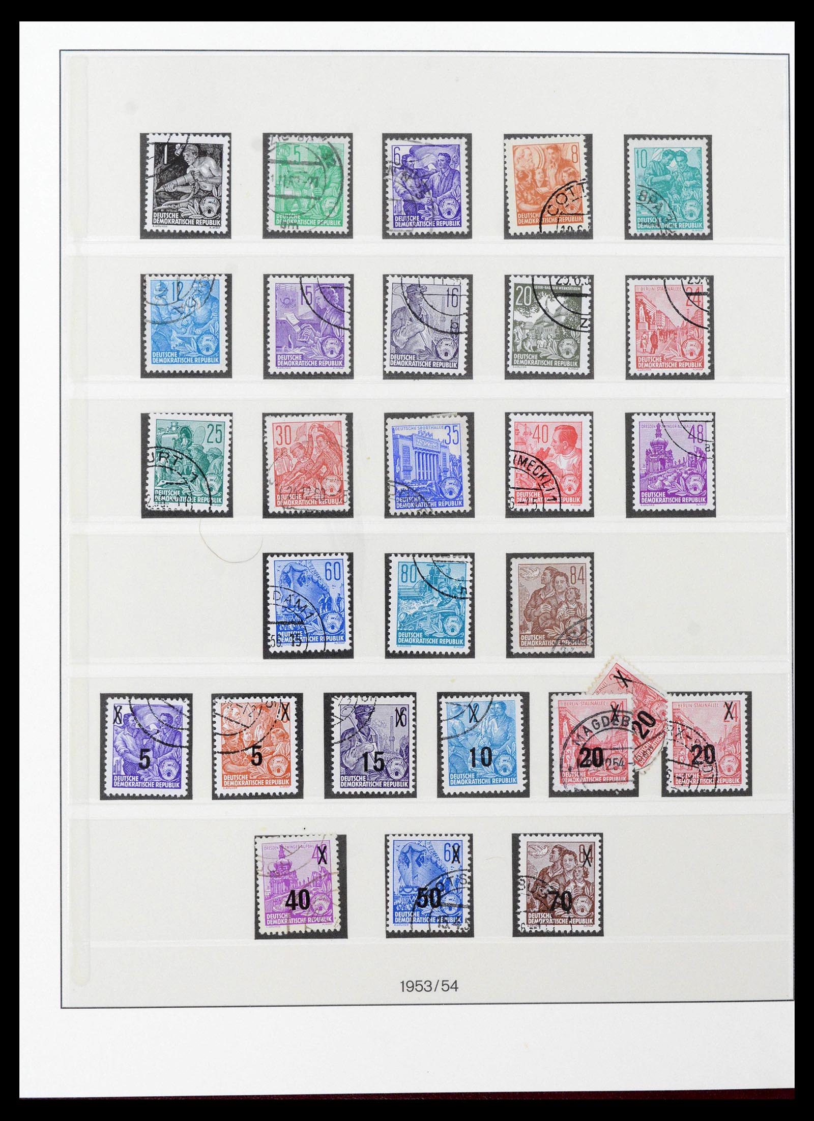 38652 0014 - Postzegelverzameling 38652 DDR 1949-1990.