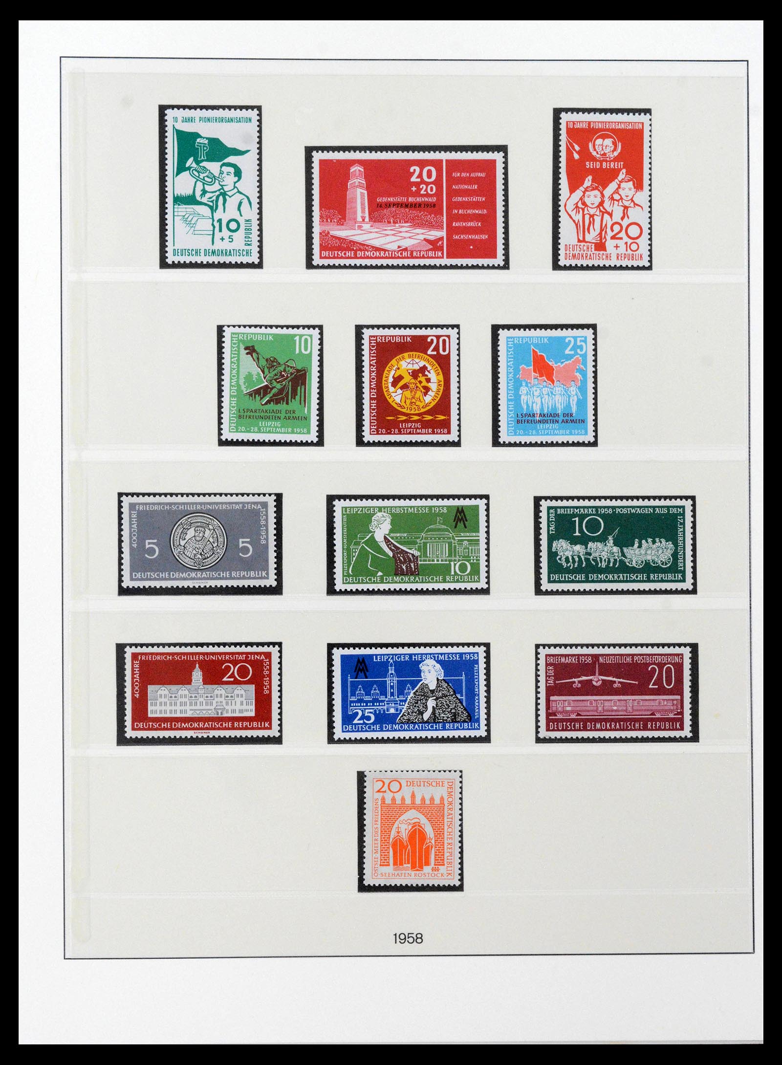 38652 0033 - Postzegelverzameling 38652 DDR 1949-1990.