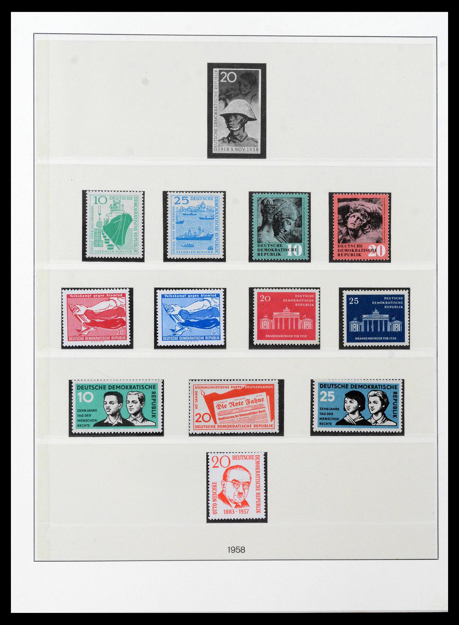38652 0035 - Postzegelverzameling 38652 DDR 1949-1990.