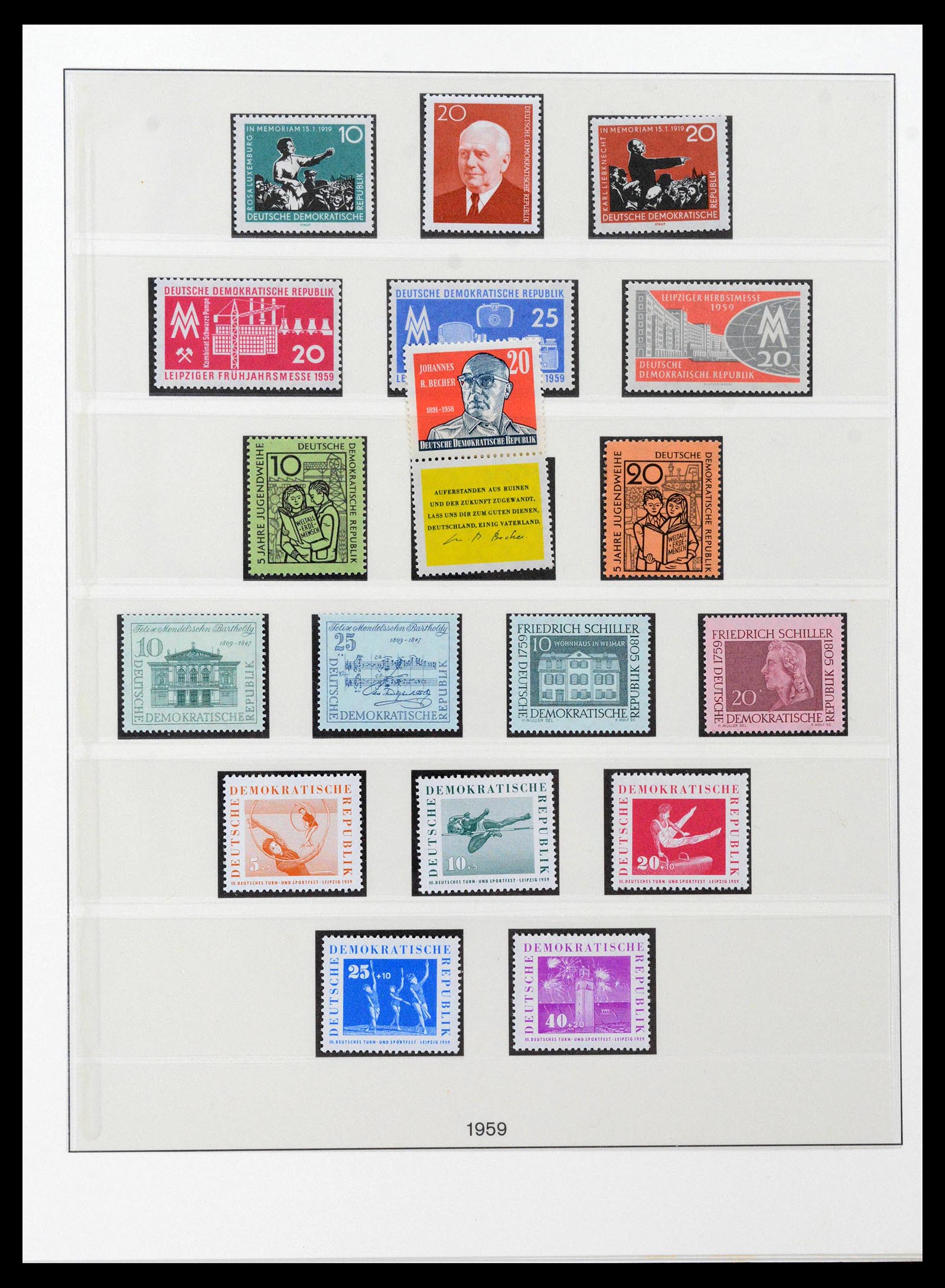 38652 0036 - Stamp collection 38652 GDR 1949-1990.