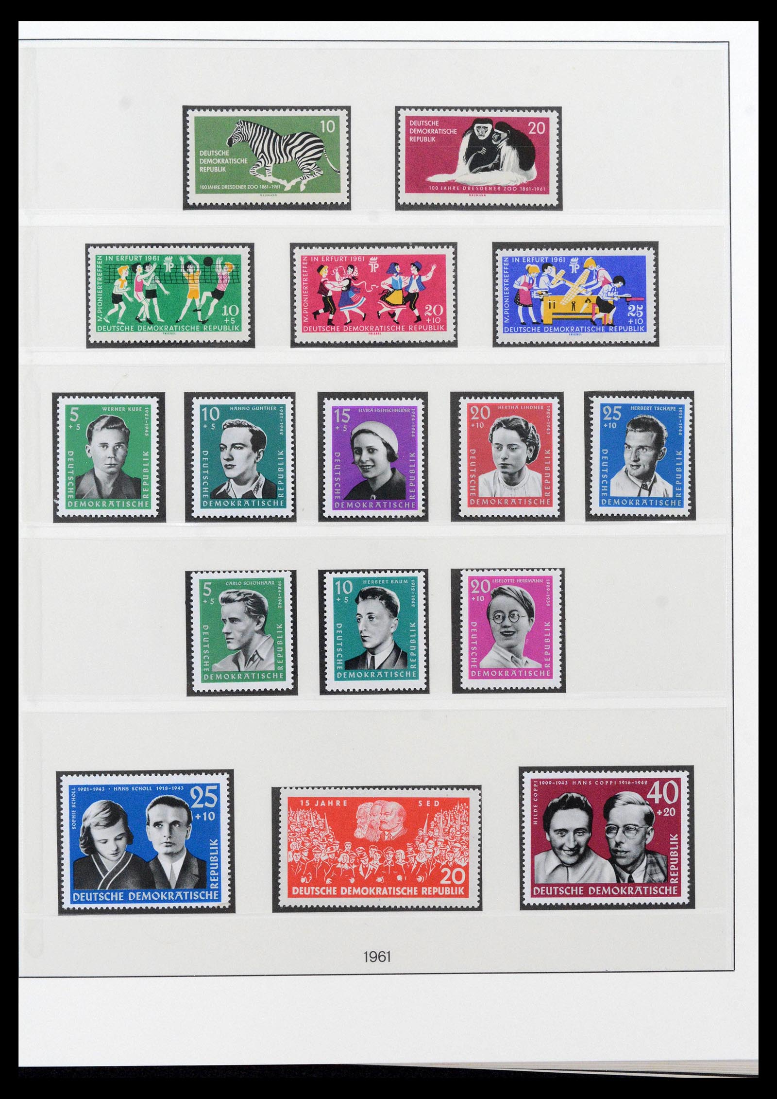 38652 0046 - Postzegelverzameling 38652 DDR 1949-1990.