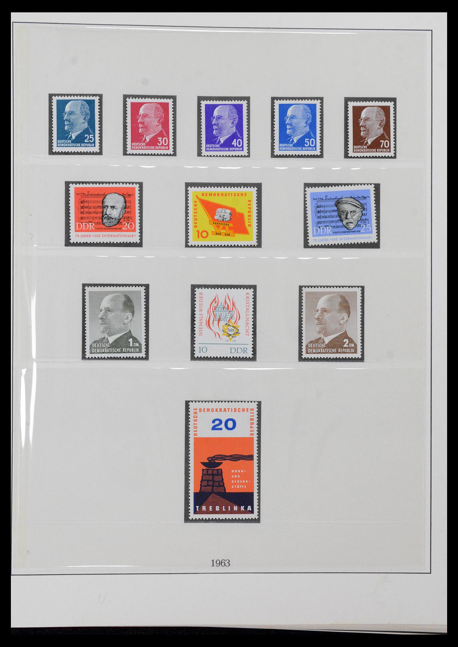 38652 0055 - Postzegelverzameling 38652 DDR 1949-1990.