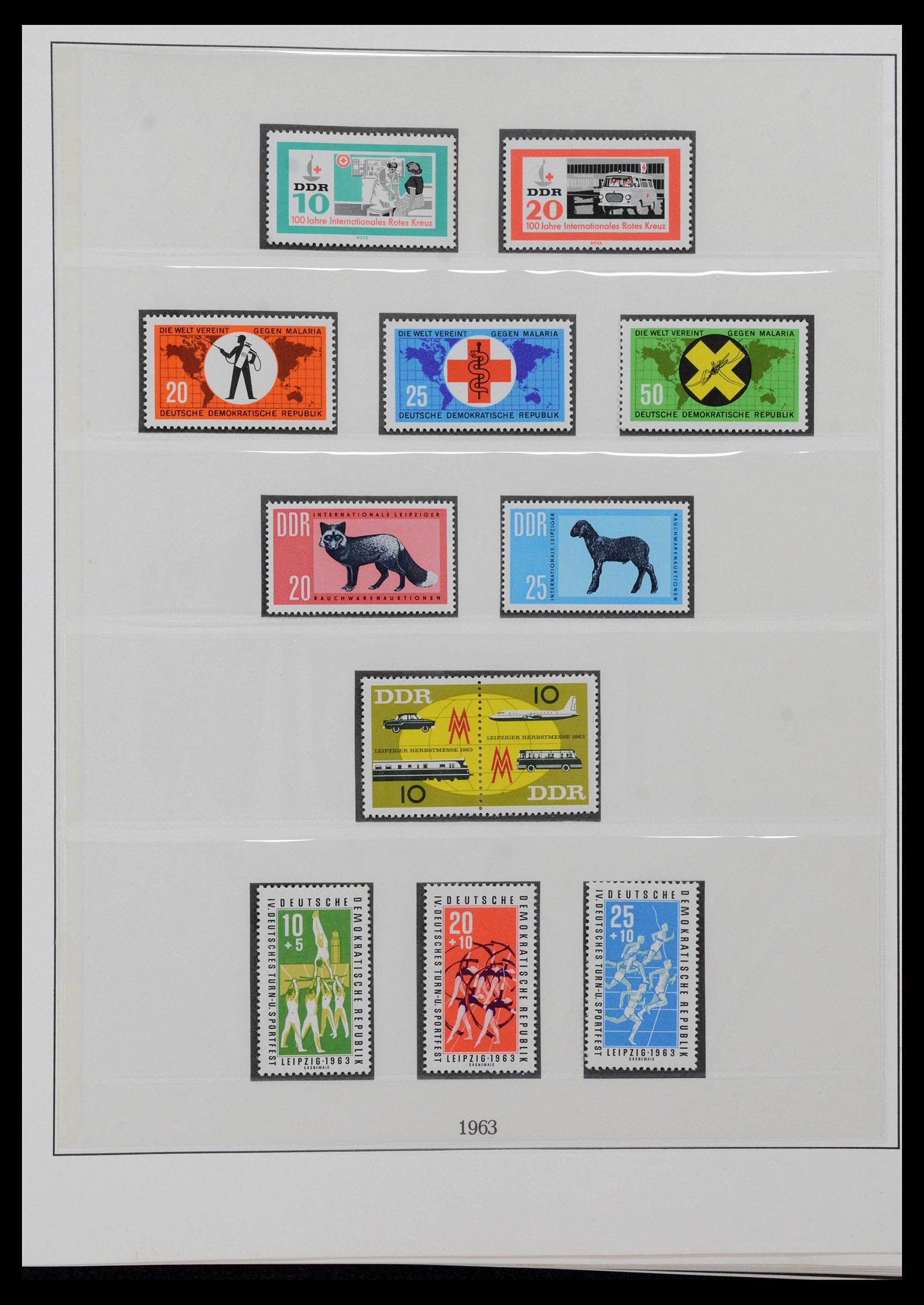 38652 0057 - Postzegelverzameling 38652 DDR 1949-1990.