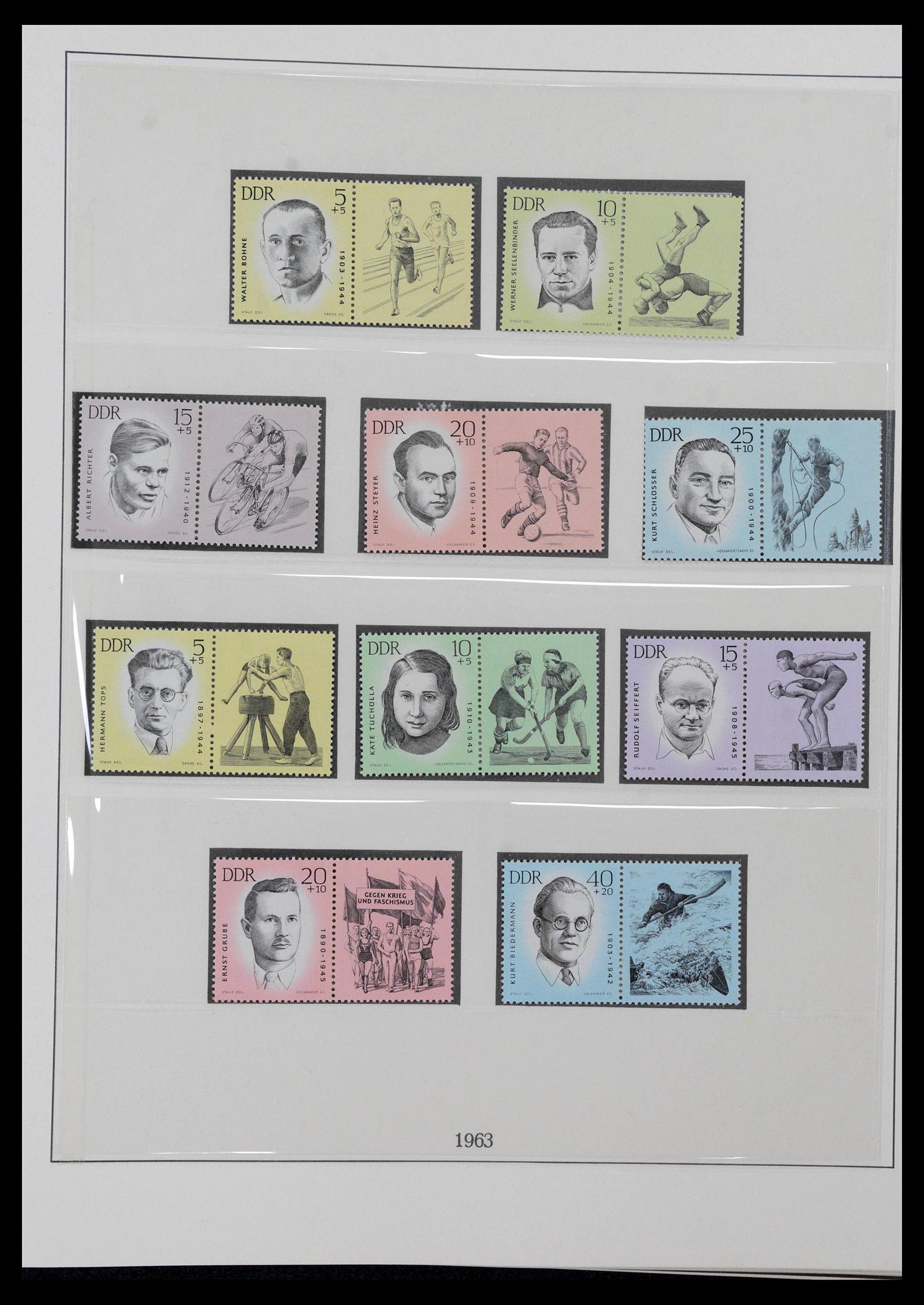 38652 0060 - Postzegelverzameling 38652 DDR 1949-1990.