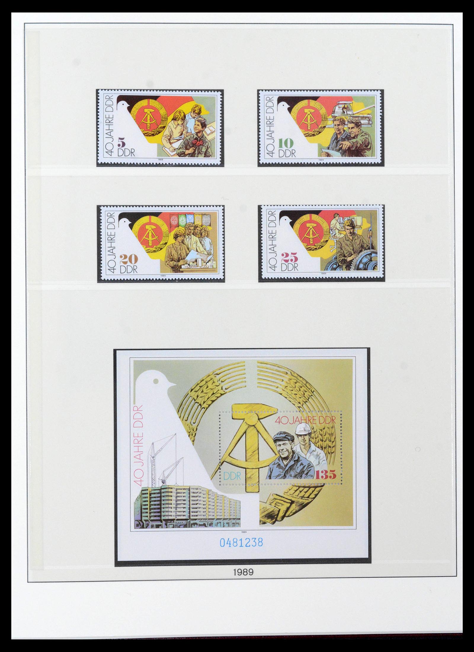 38652 0322 - Postzegelverzameling 38652 DDR 1949-1990.