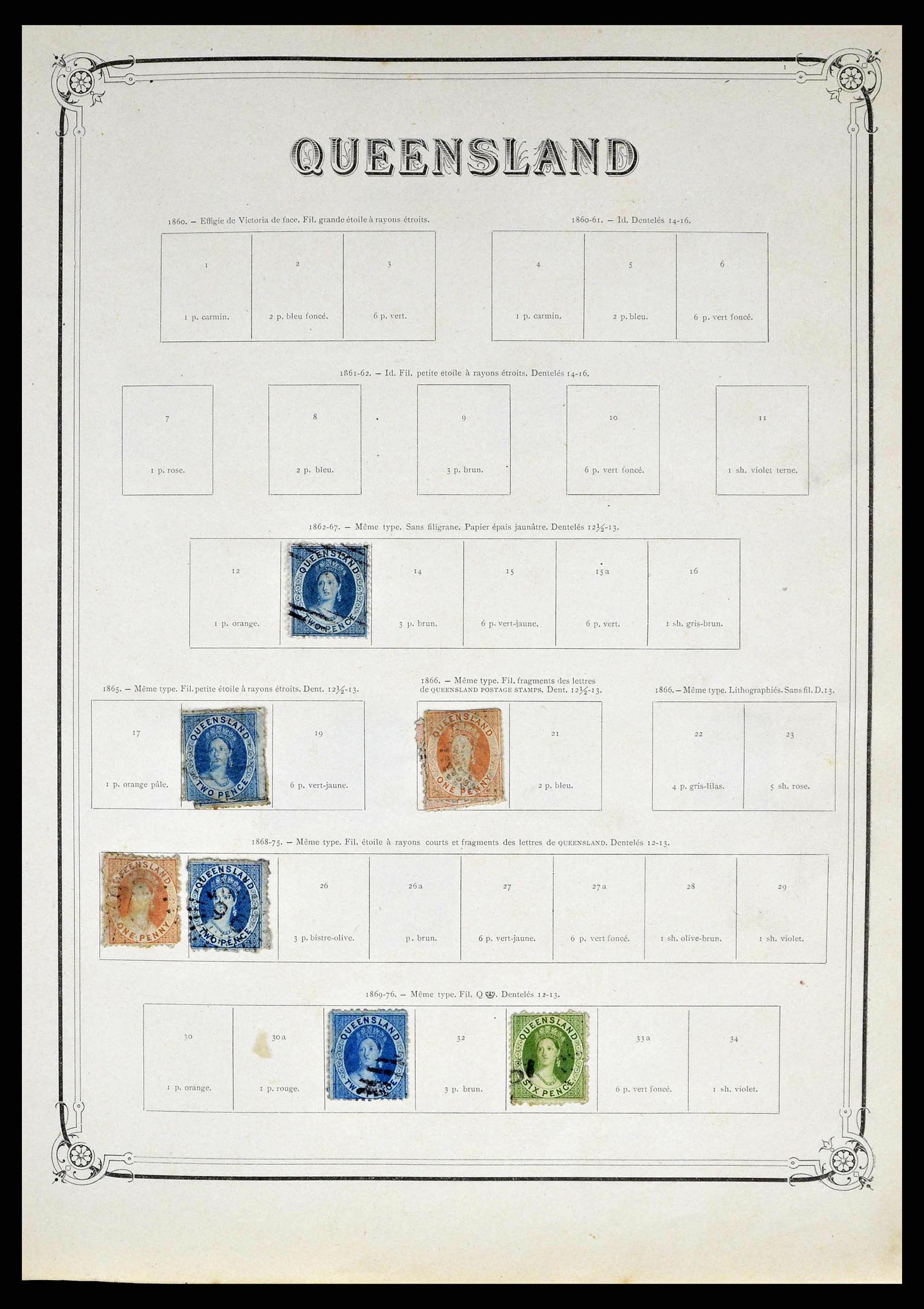 38656 0001 - Stamp collection 38656 Outside Europe 1860-1920.