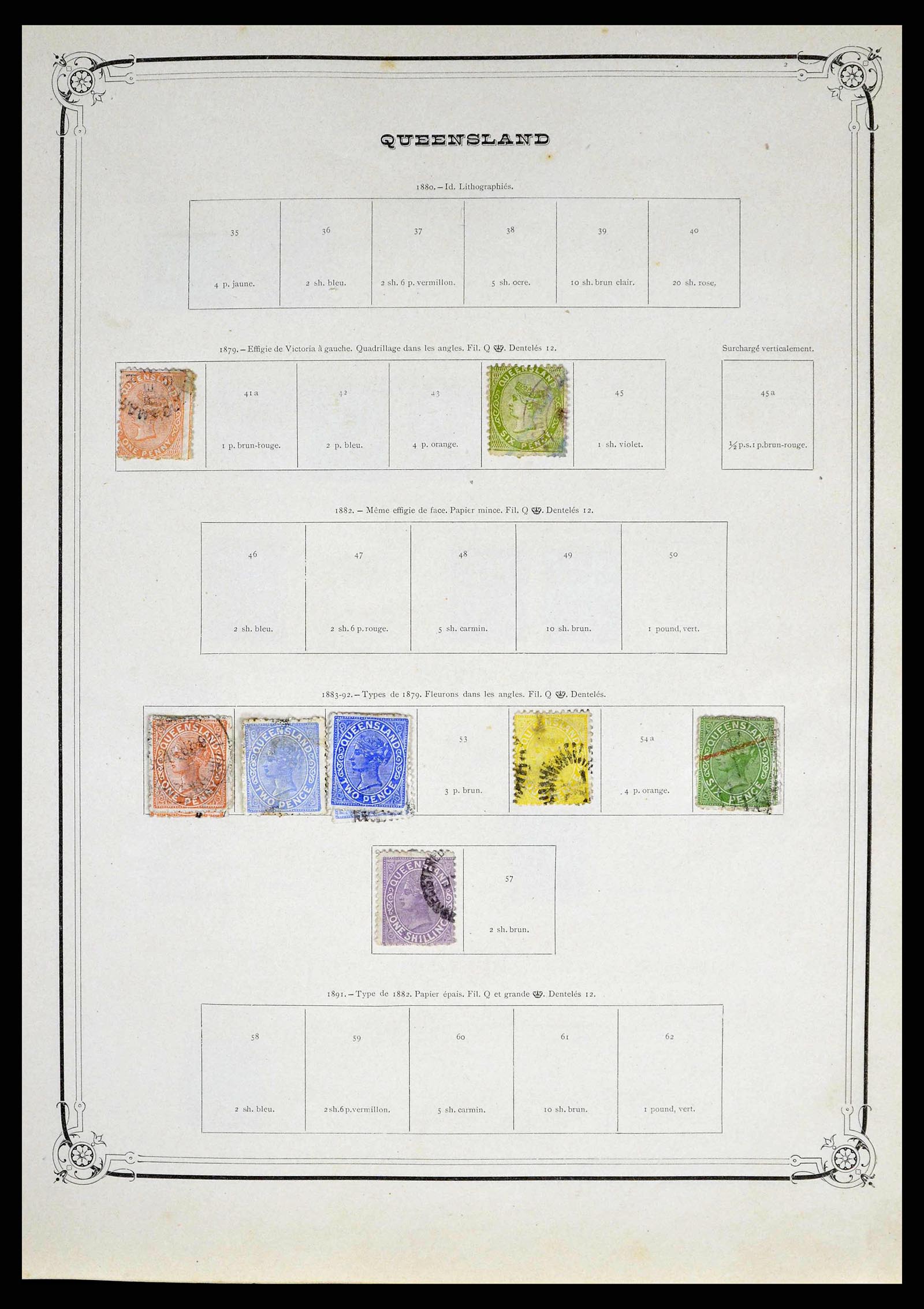 38656 0002 - Stamp collection 38656 Outside Europe 1860-1920.