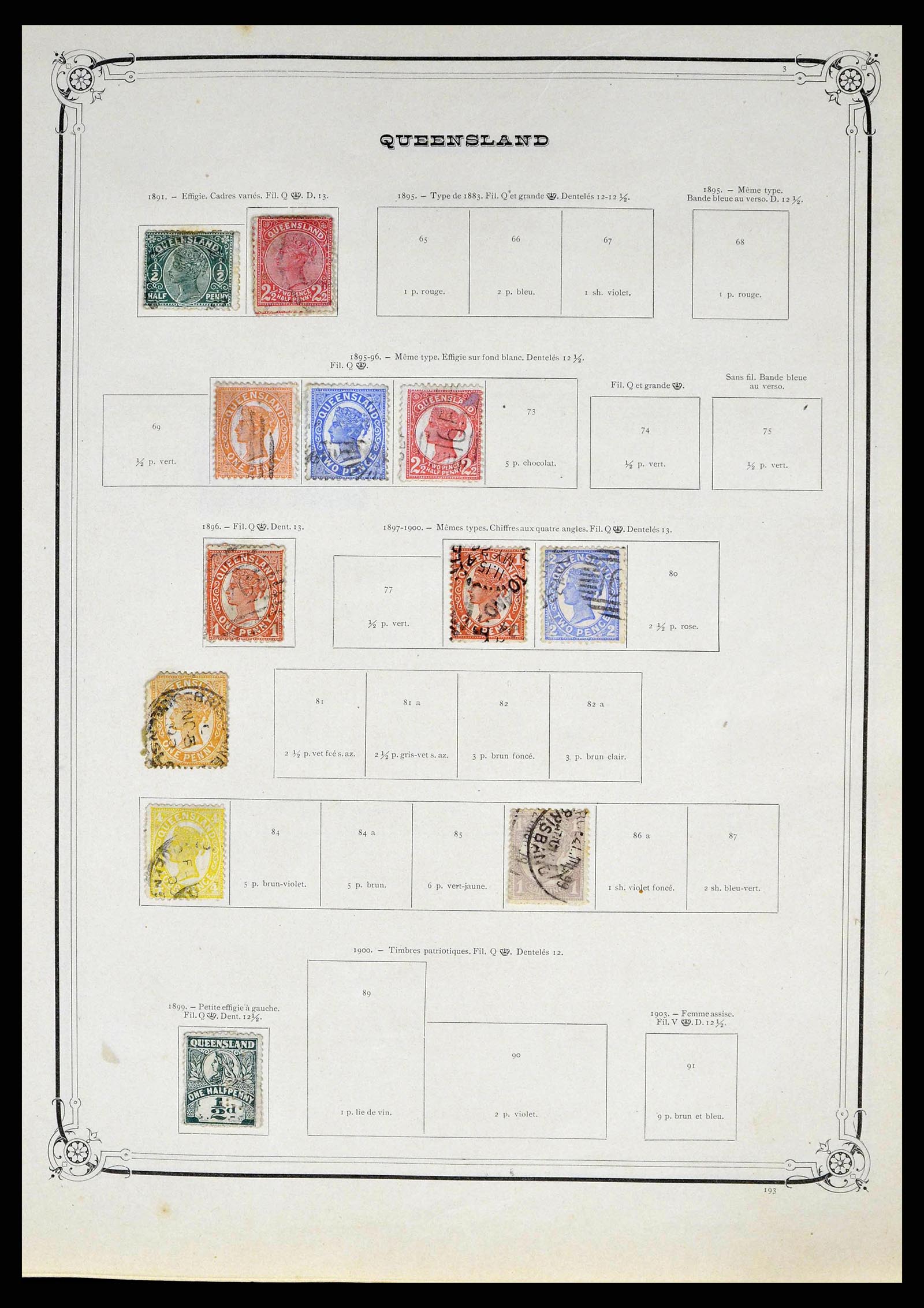 38656 0003 - Stamp collection 38656 Outside Europe 1860-1920.