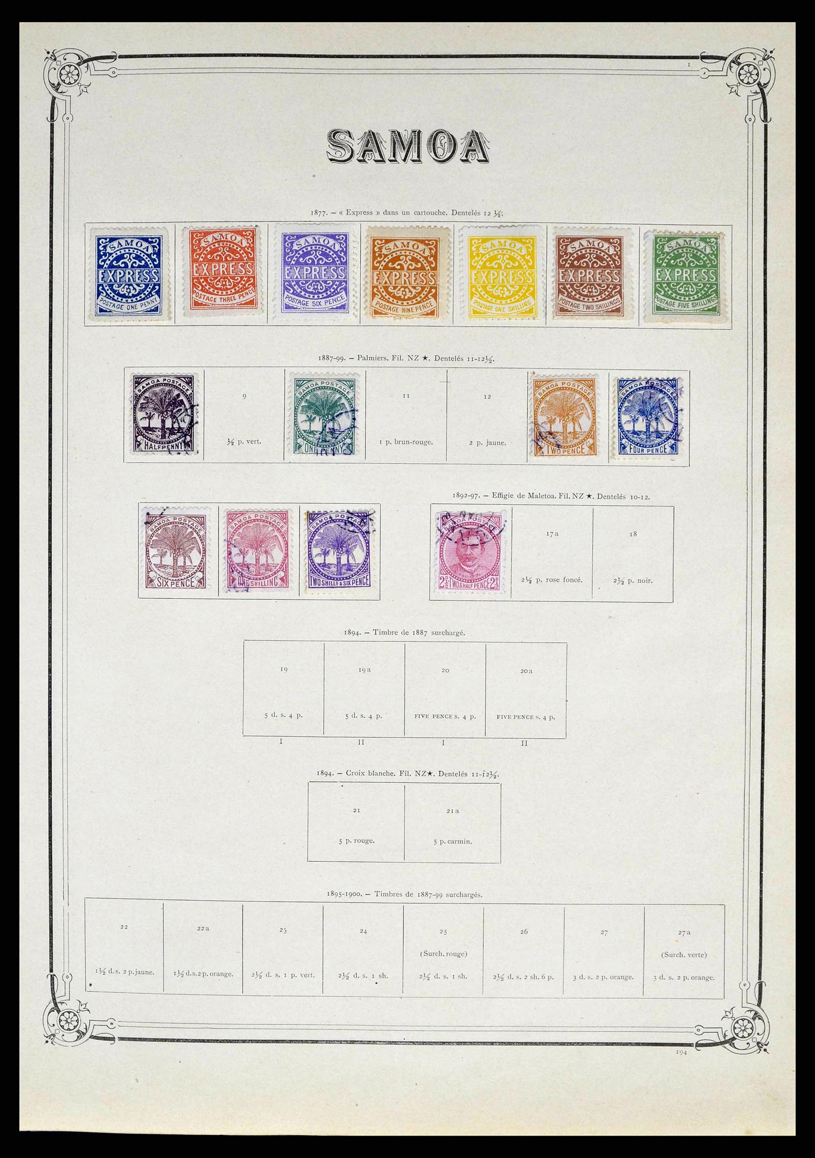 38656 0005 - Stamp collection 38656 Outside Europe 1860-1920.