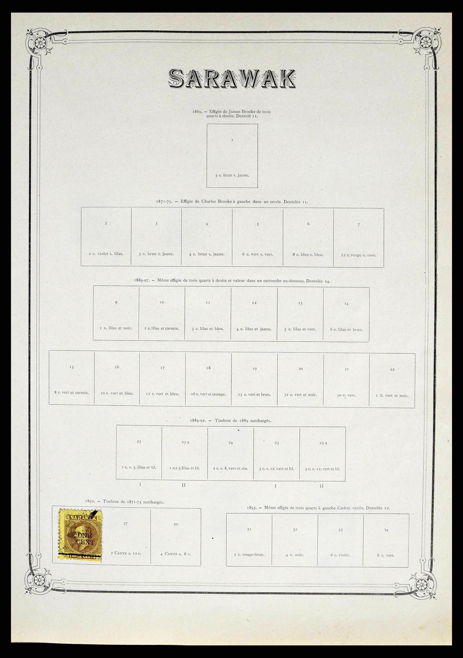 38656 0006 - Stamp collection 38656 Outside Europe 1860-1920.