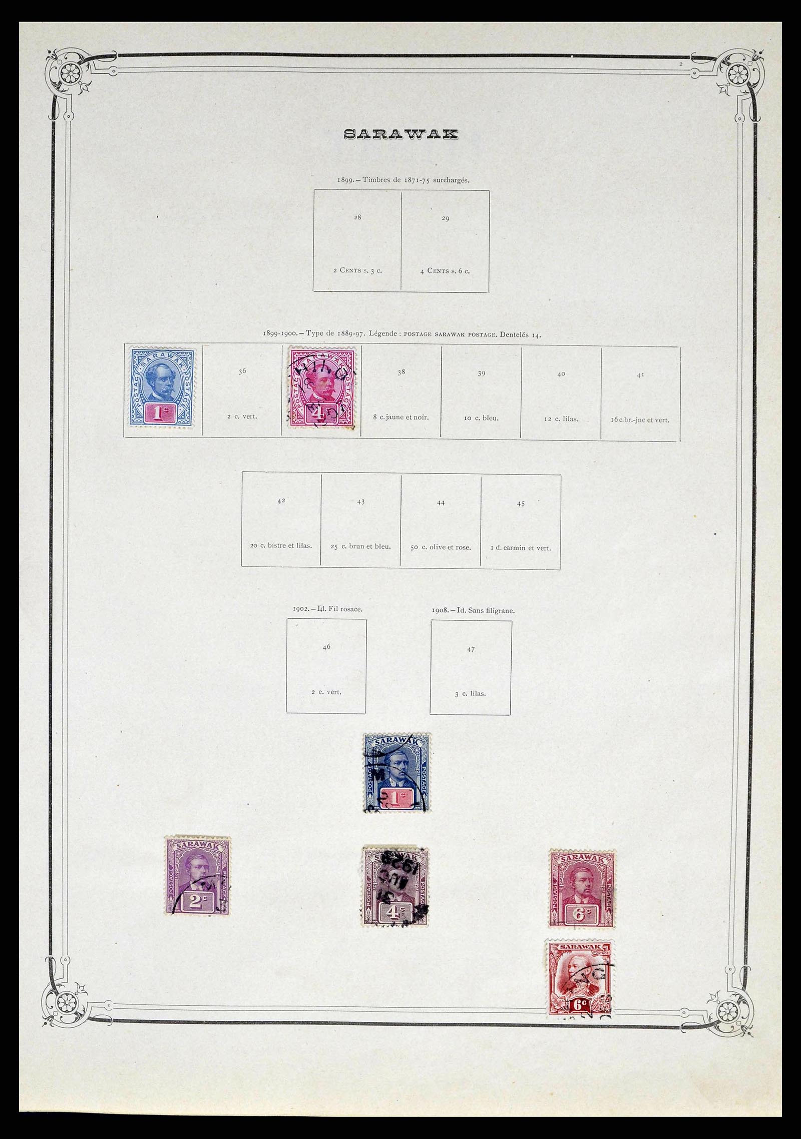38656 0007 - Stamp collection 38656 Outside Europe 1860-1920.