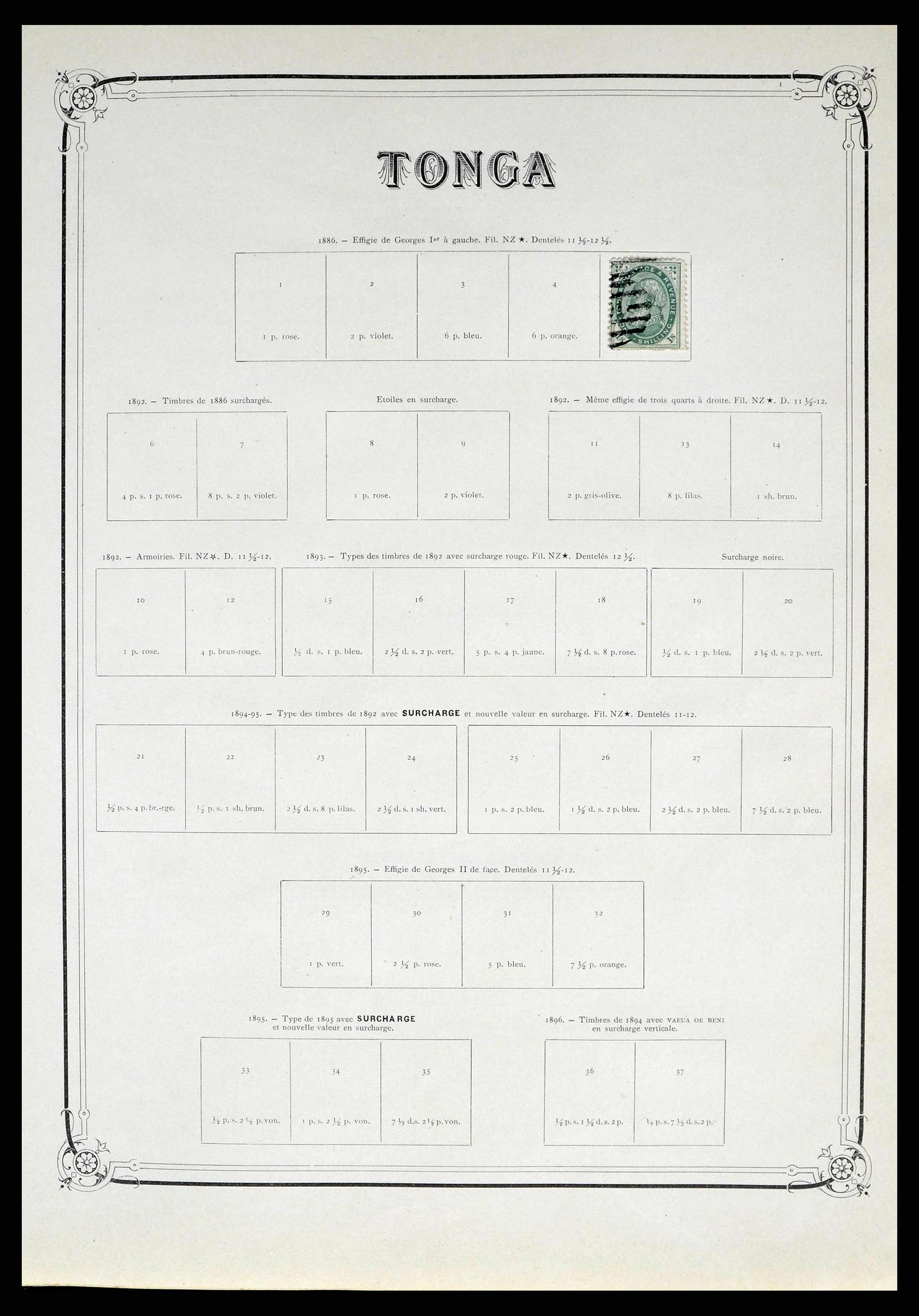 38656 0012 - Stamp collection 38656 Outside Europe 1860-1920.