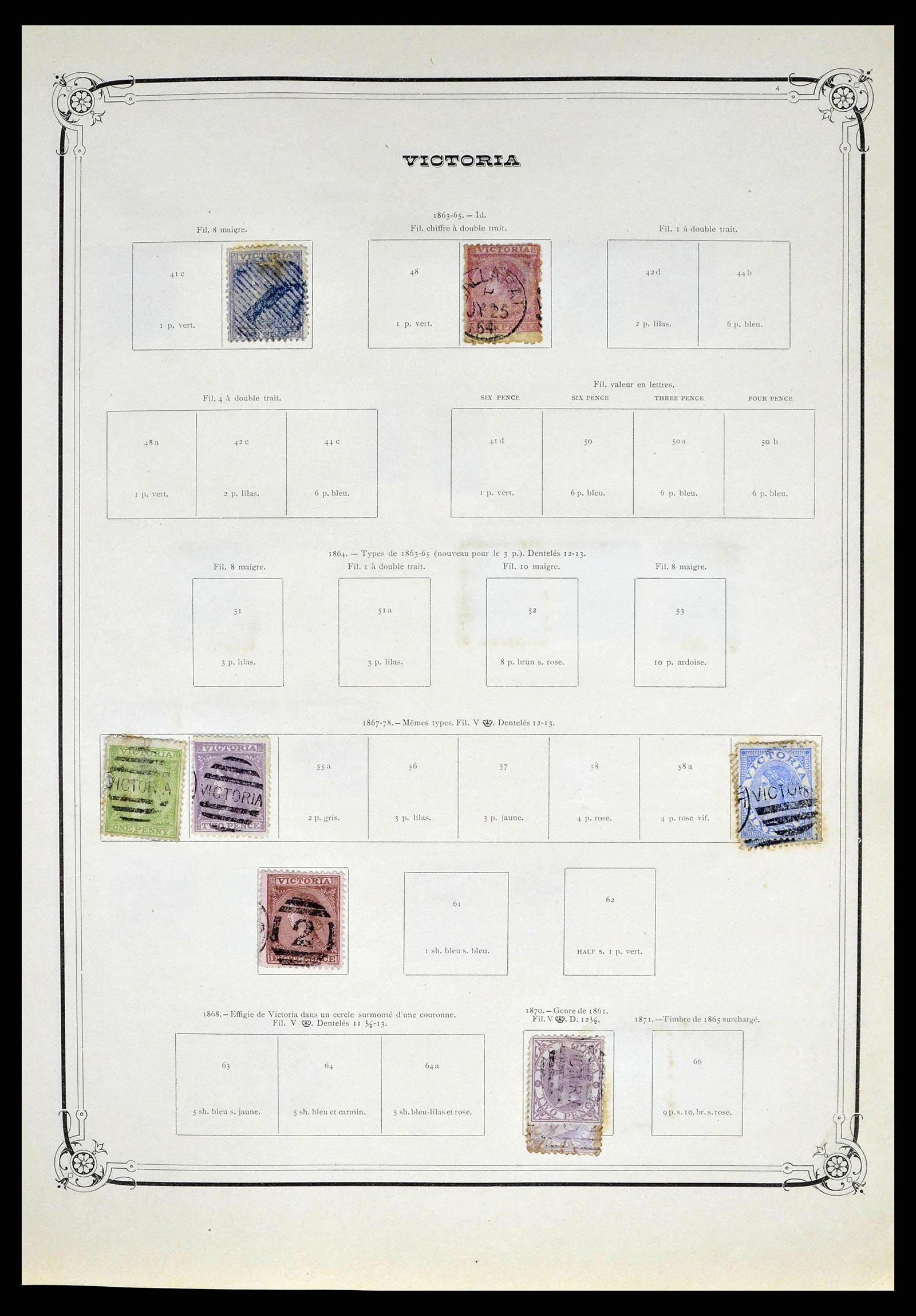 38656 0016 - Stamp collection 38656 Outside Europe 1860-1920.