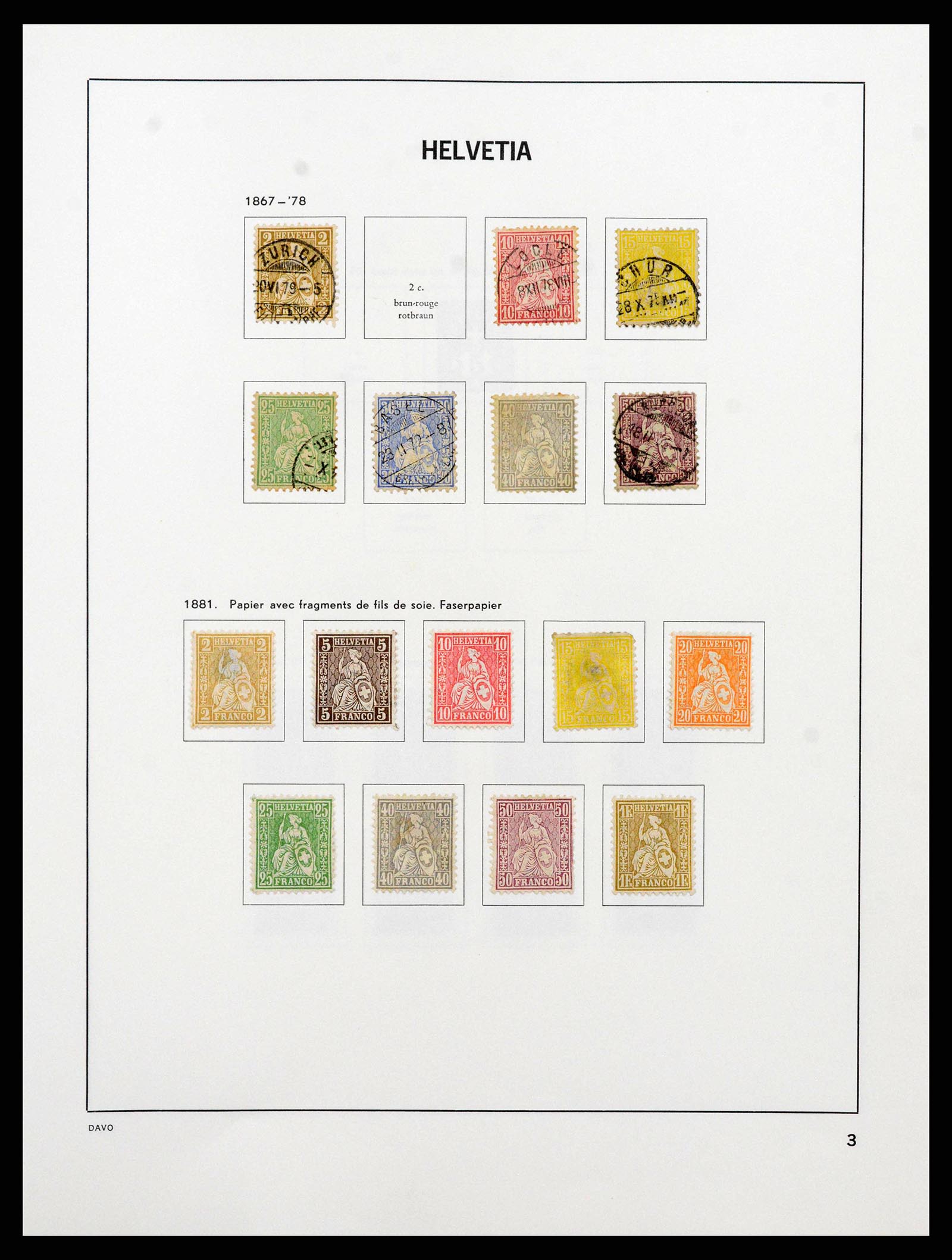 38657 0004 - Stamp collection 38657 Switzerland 1843-1998.