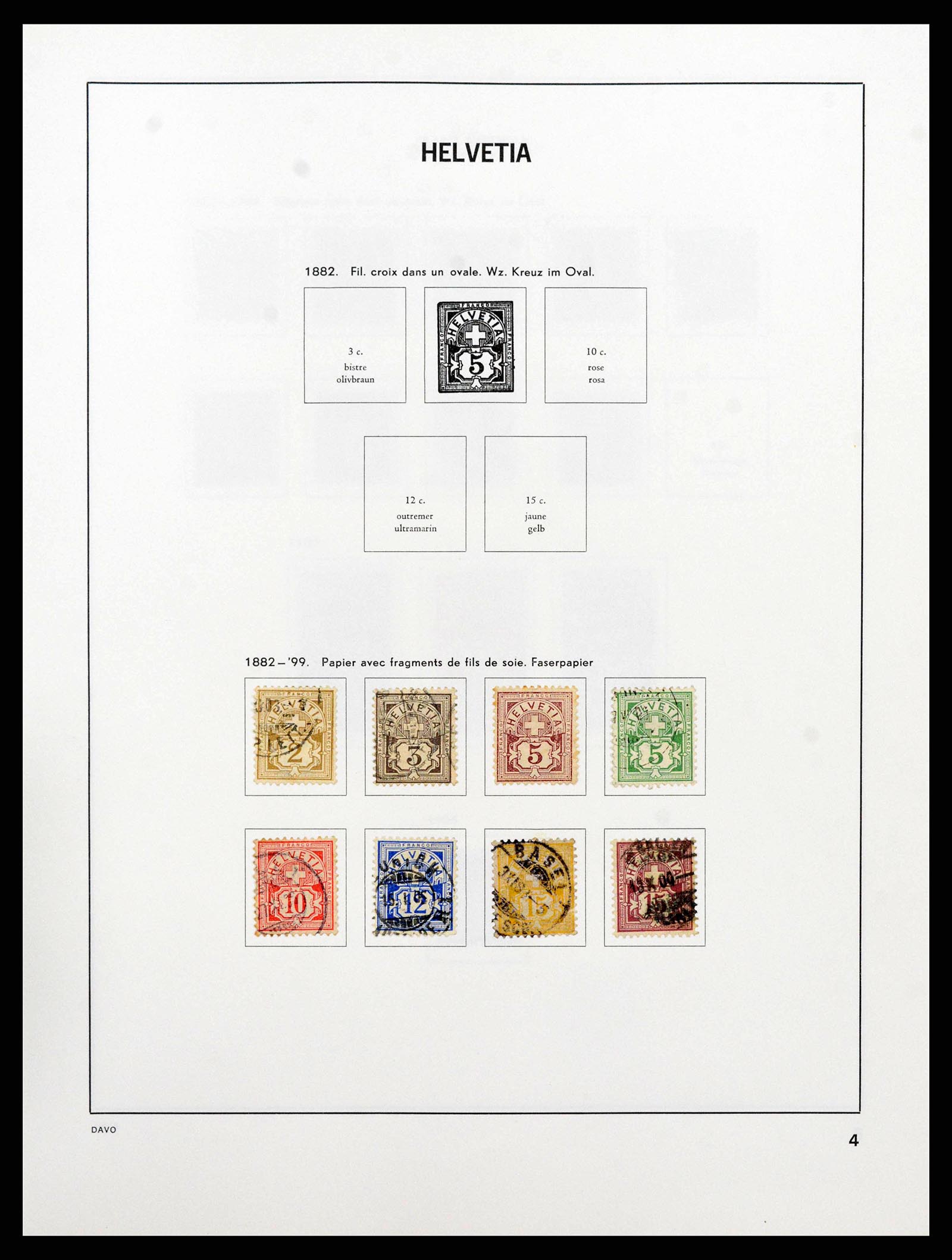38657 0005 - Stamp collection 38657 Switzerland 1843-1998.