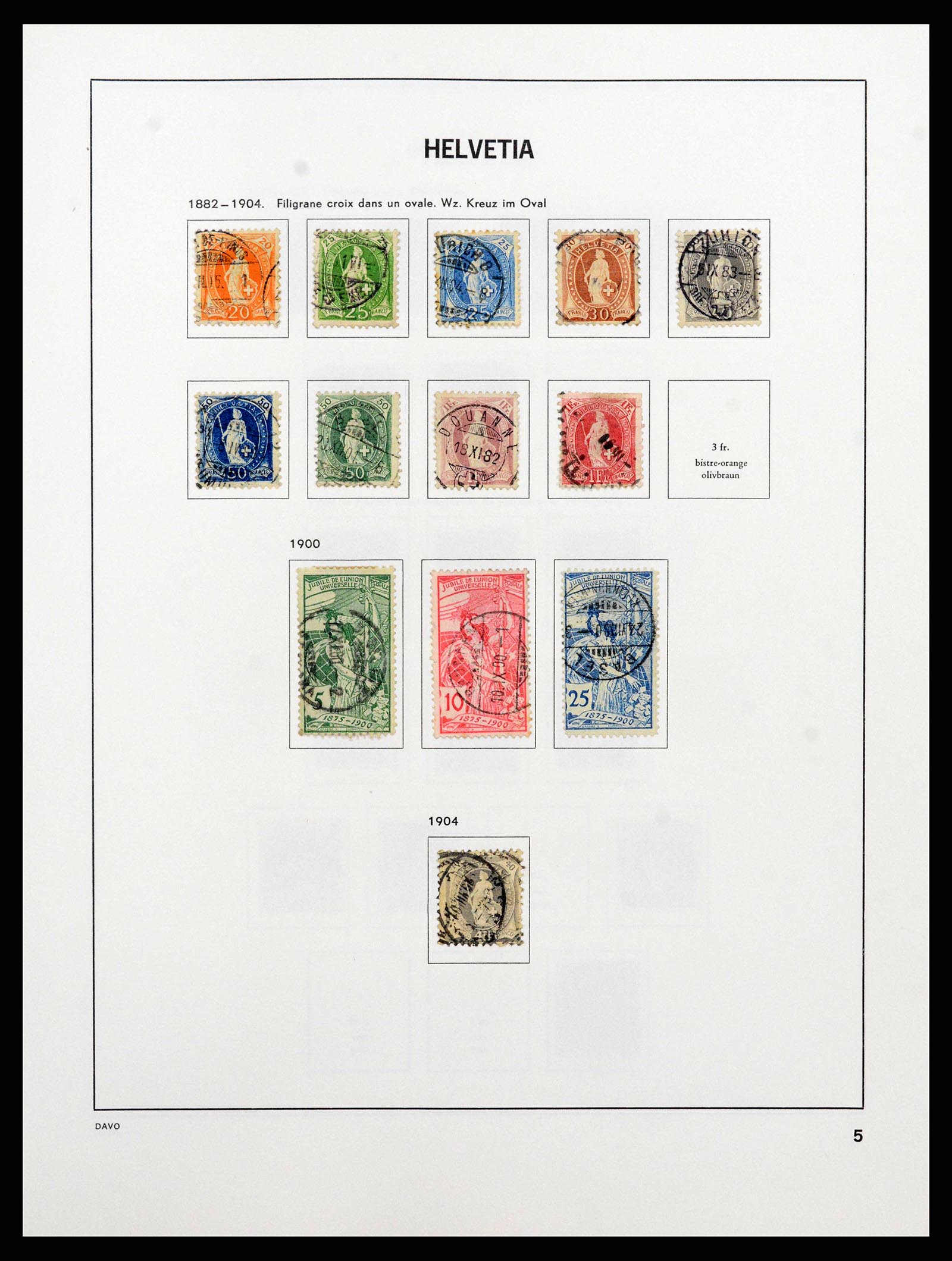 38657 0006 - Stamp collection 38657 Switzerland 1843-1998.