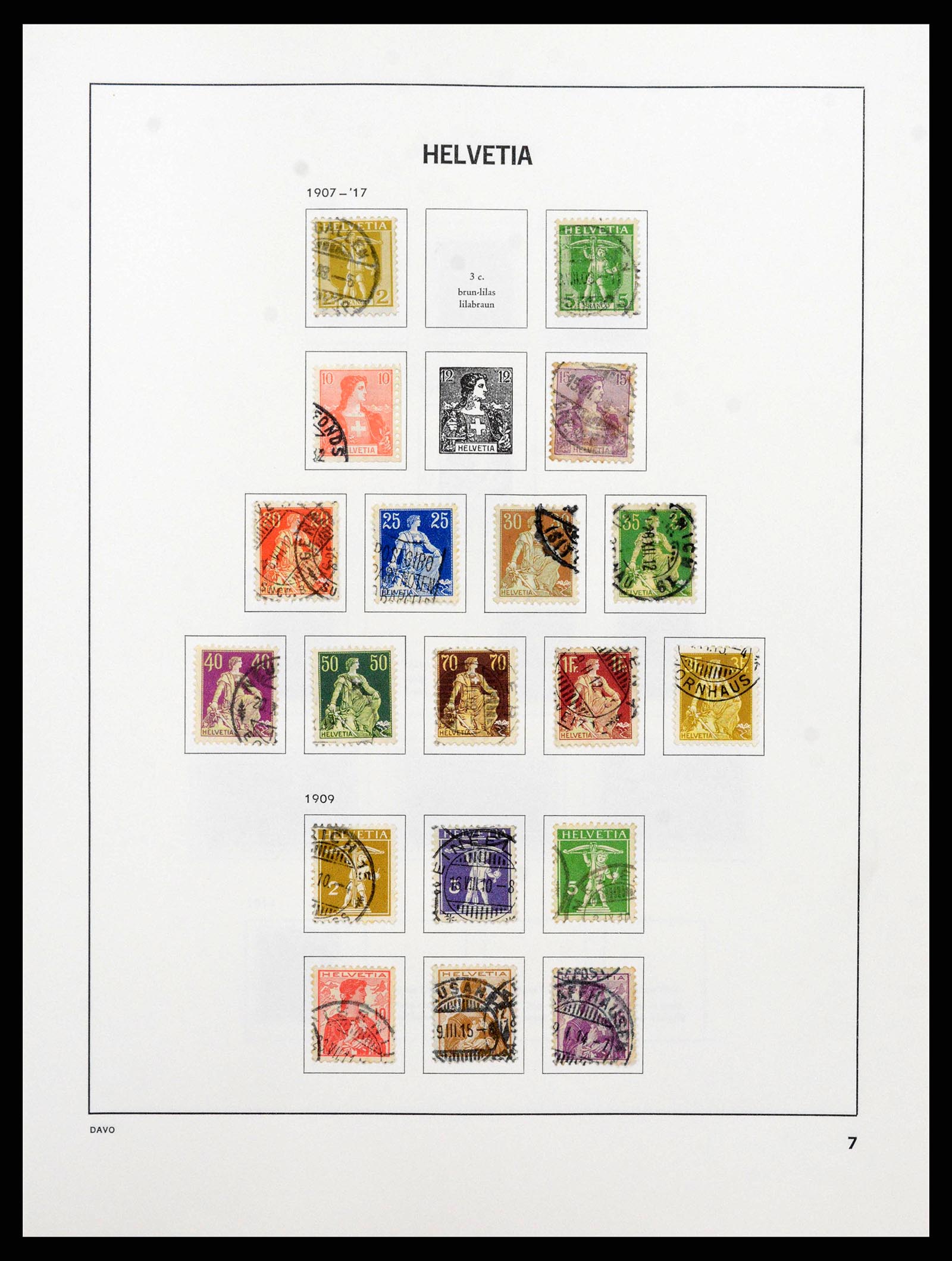 38657 0008 - Stamp collection 38657 Switzerland 1843-1998.