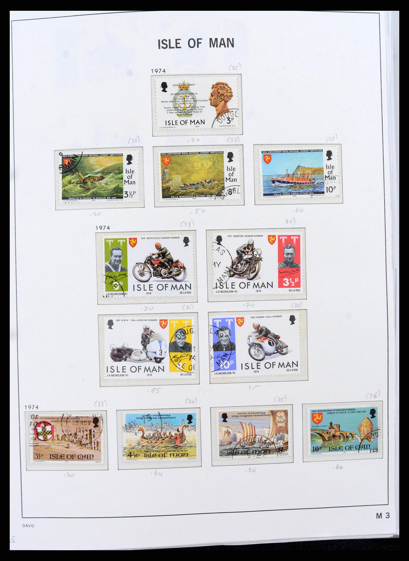 38659 0003 - Postzegelverzameling 38659 Isle of Man 1973-2005.