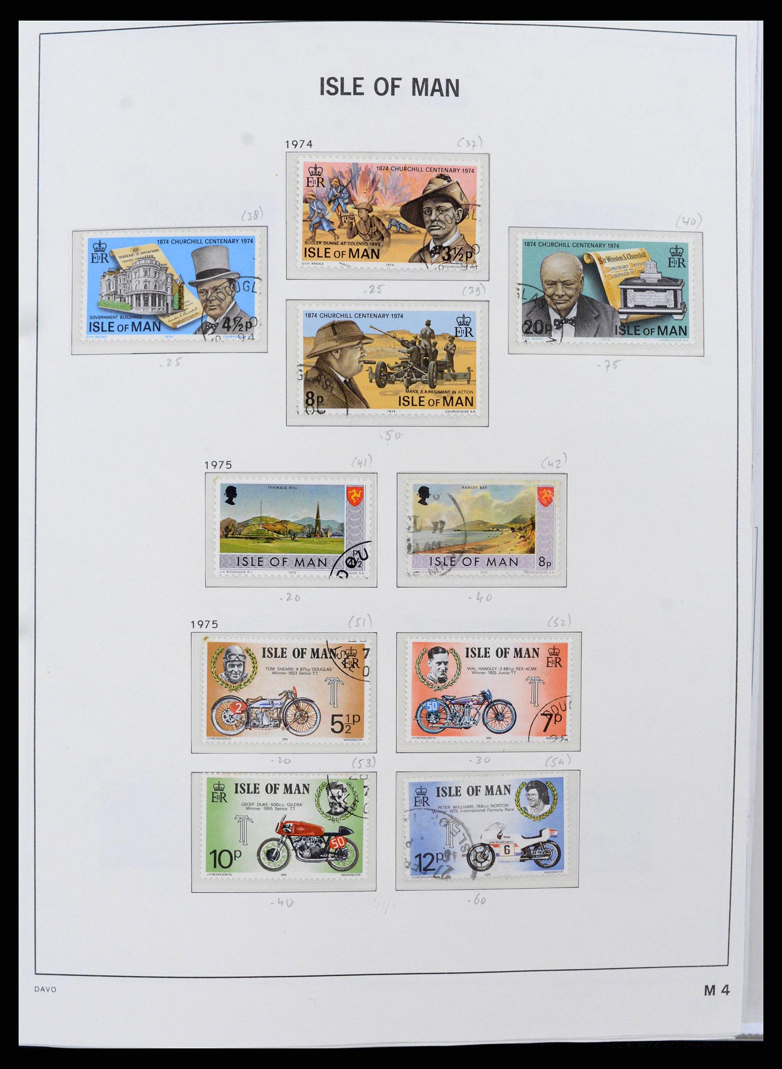 38659 0005 - Postzegelverzameling 38659 Isle of Man 1973-2005.