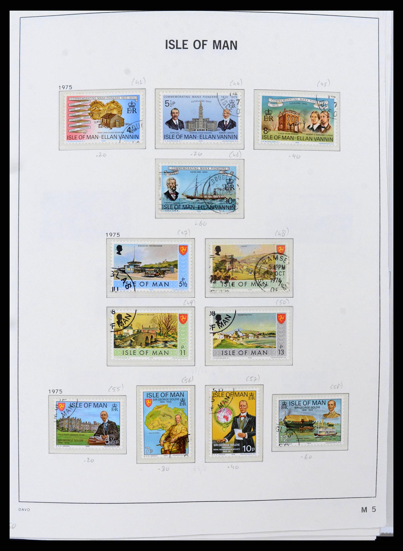 38659 0006 - Postzegelverzameling 38659 Isle of Man 1973-2005.