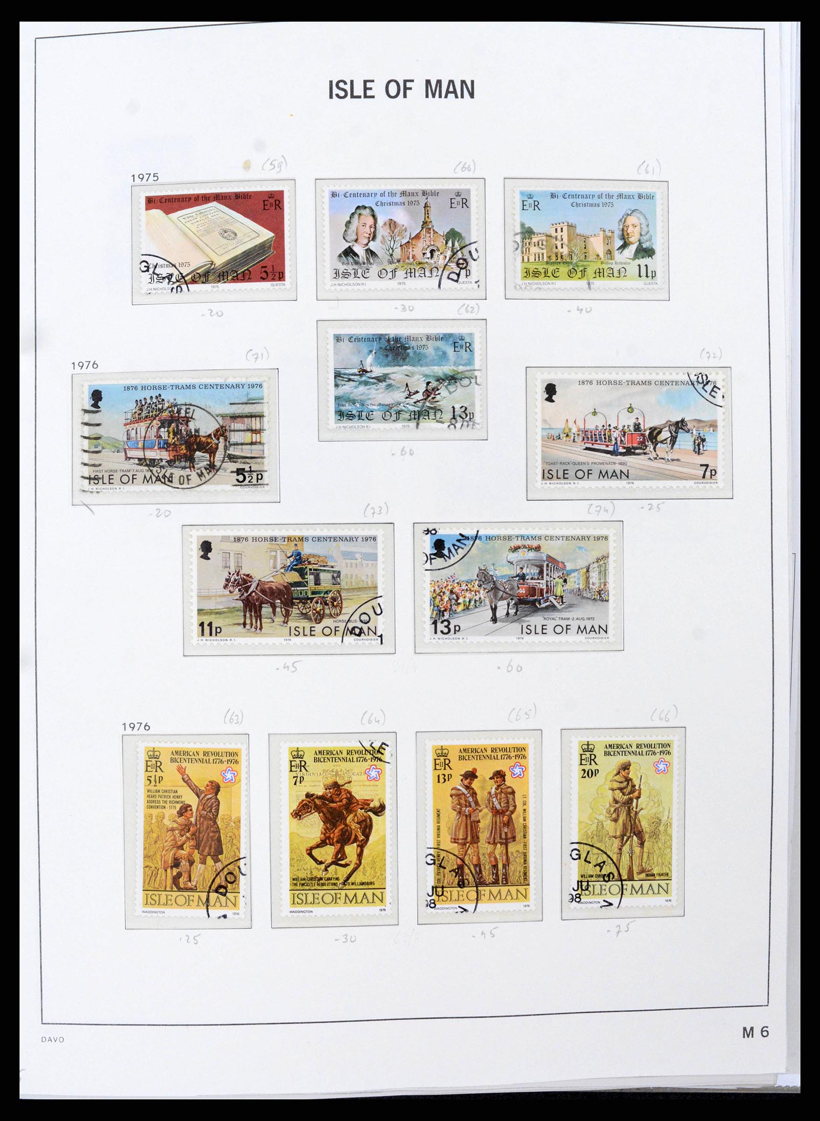 38659 0007 - Postzegelverzameling 38659 Isle of Man 1973-2005.