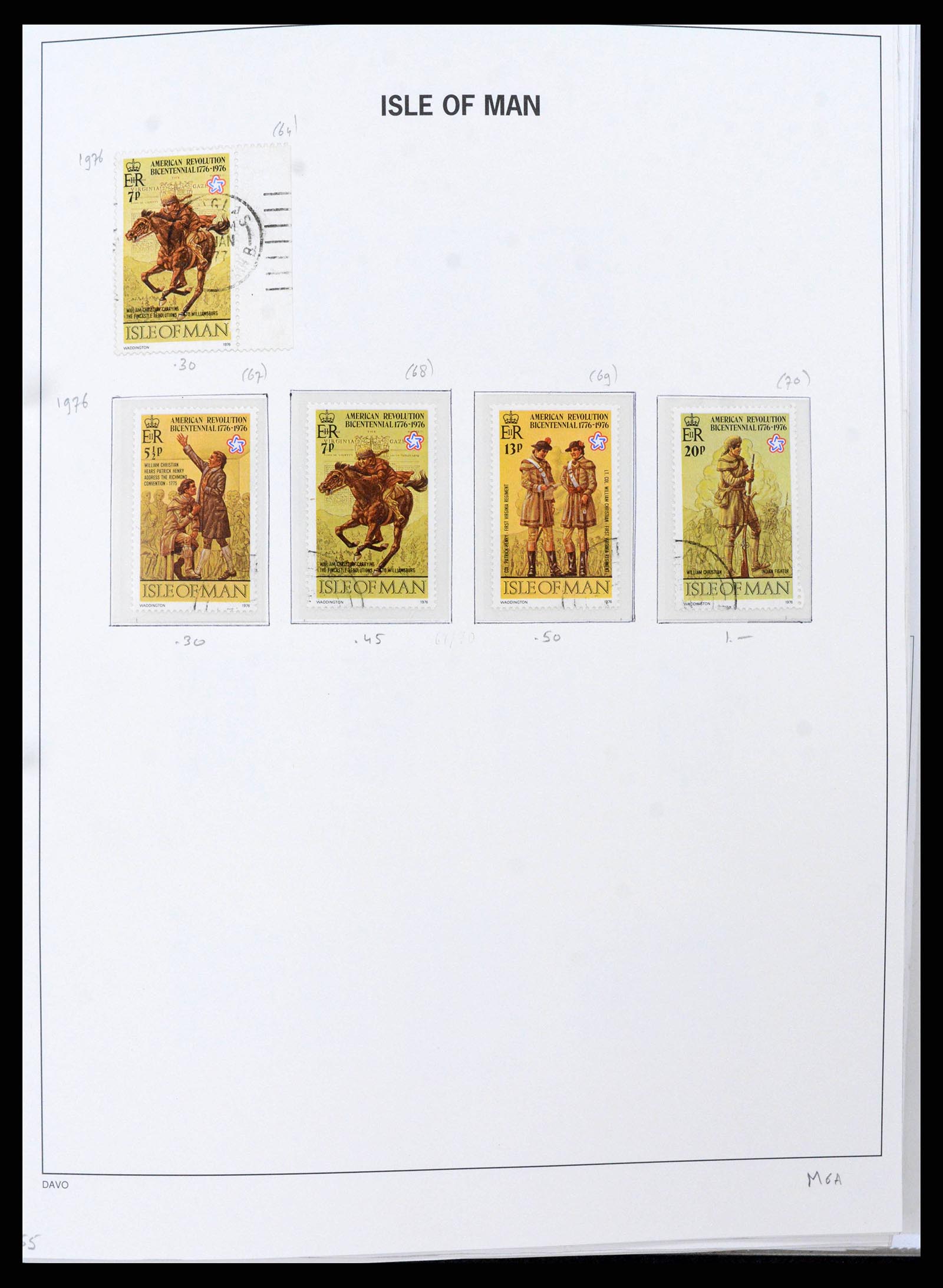 38659 0008 - Postzegelverzameling 38659 Isle of Man 1973-2005.