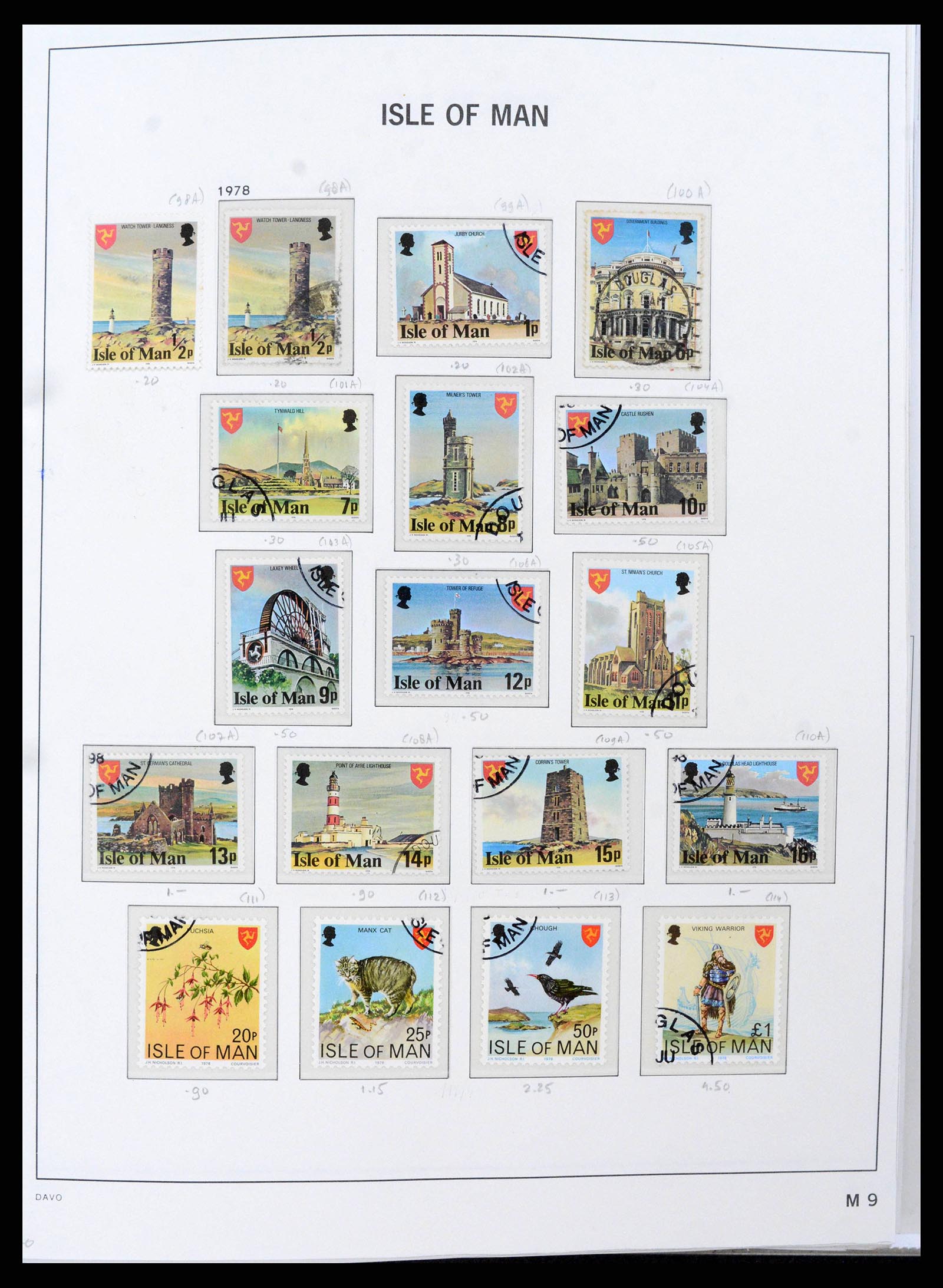 38659 0011 - Postzegelverzameling 38659 Isle of Man 1973-2005.