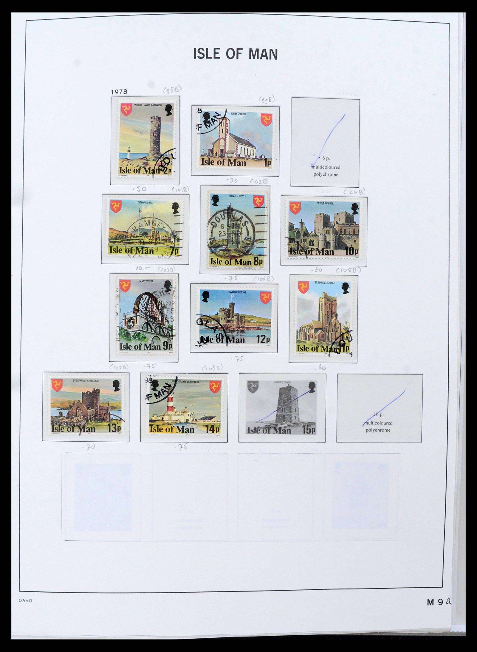 38659 0012 - Postzegelverzameling 38659 Isle of Man 1973-2005.