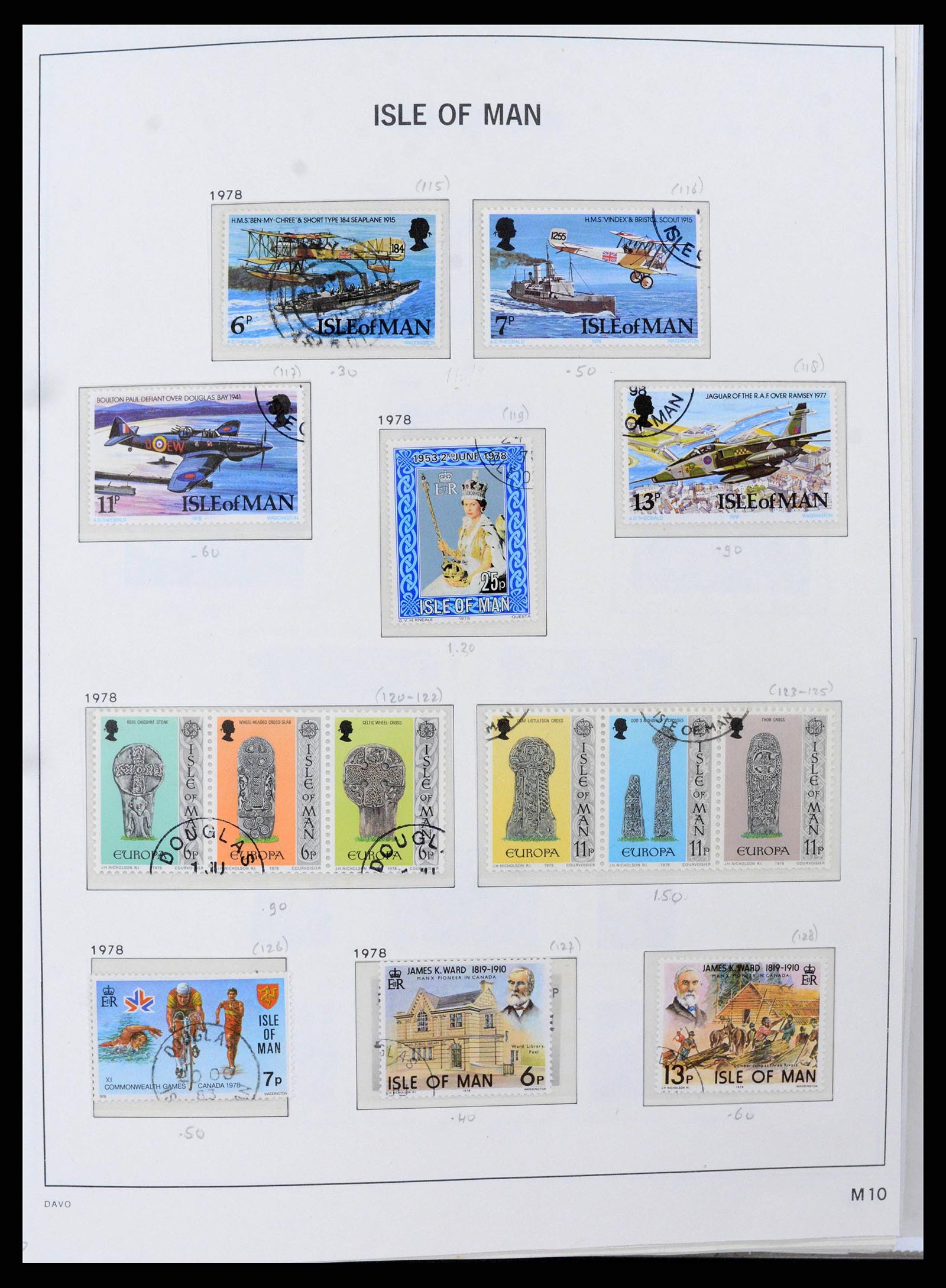 38659 0013 - Postzegelverzameling 38659 Isle of Man 1973-2005.