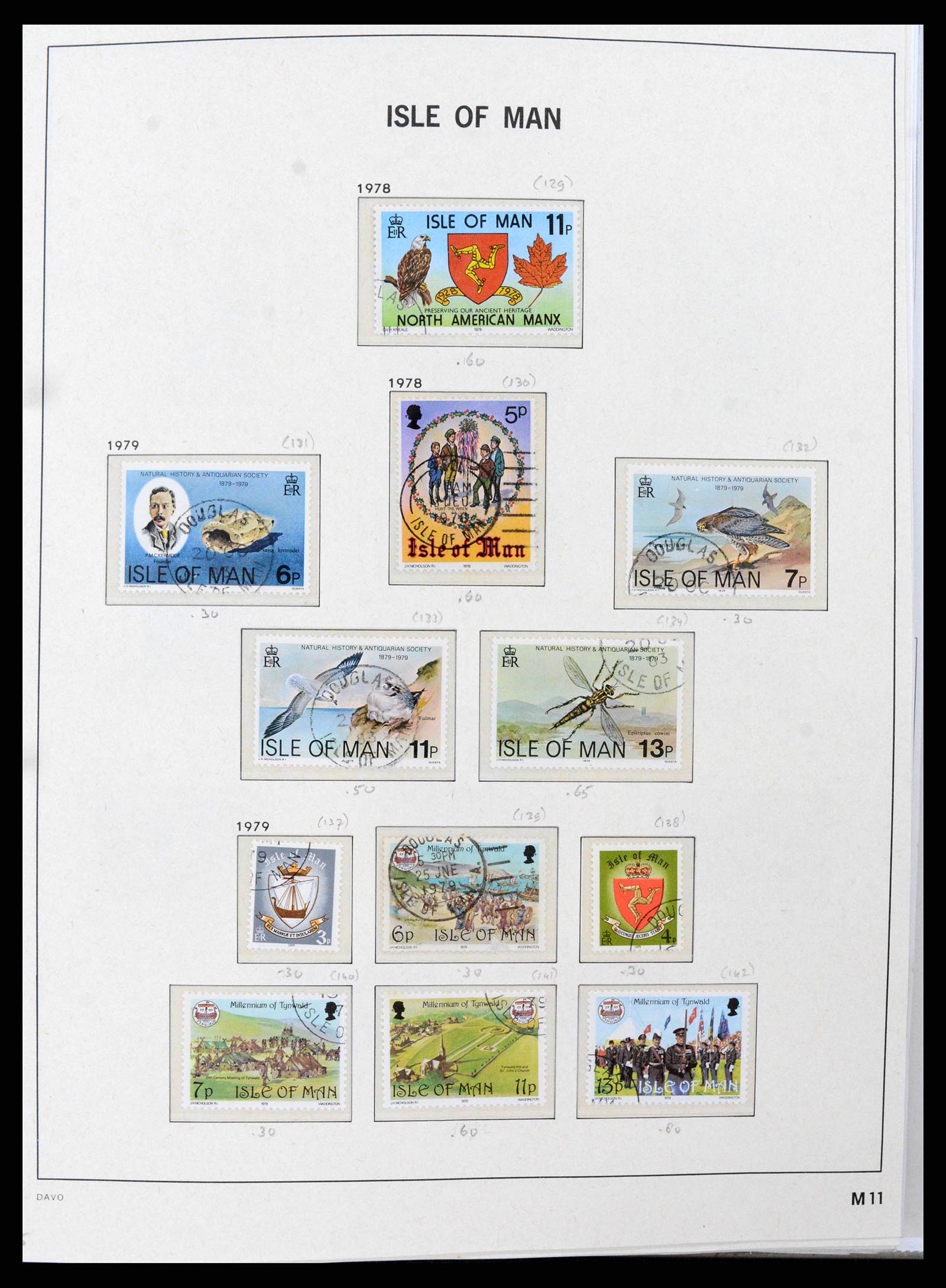 38659 0014 - Postzegelverzameling 38659 Isle of Man 1973-2005.