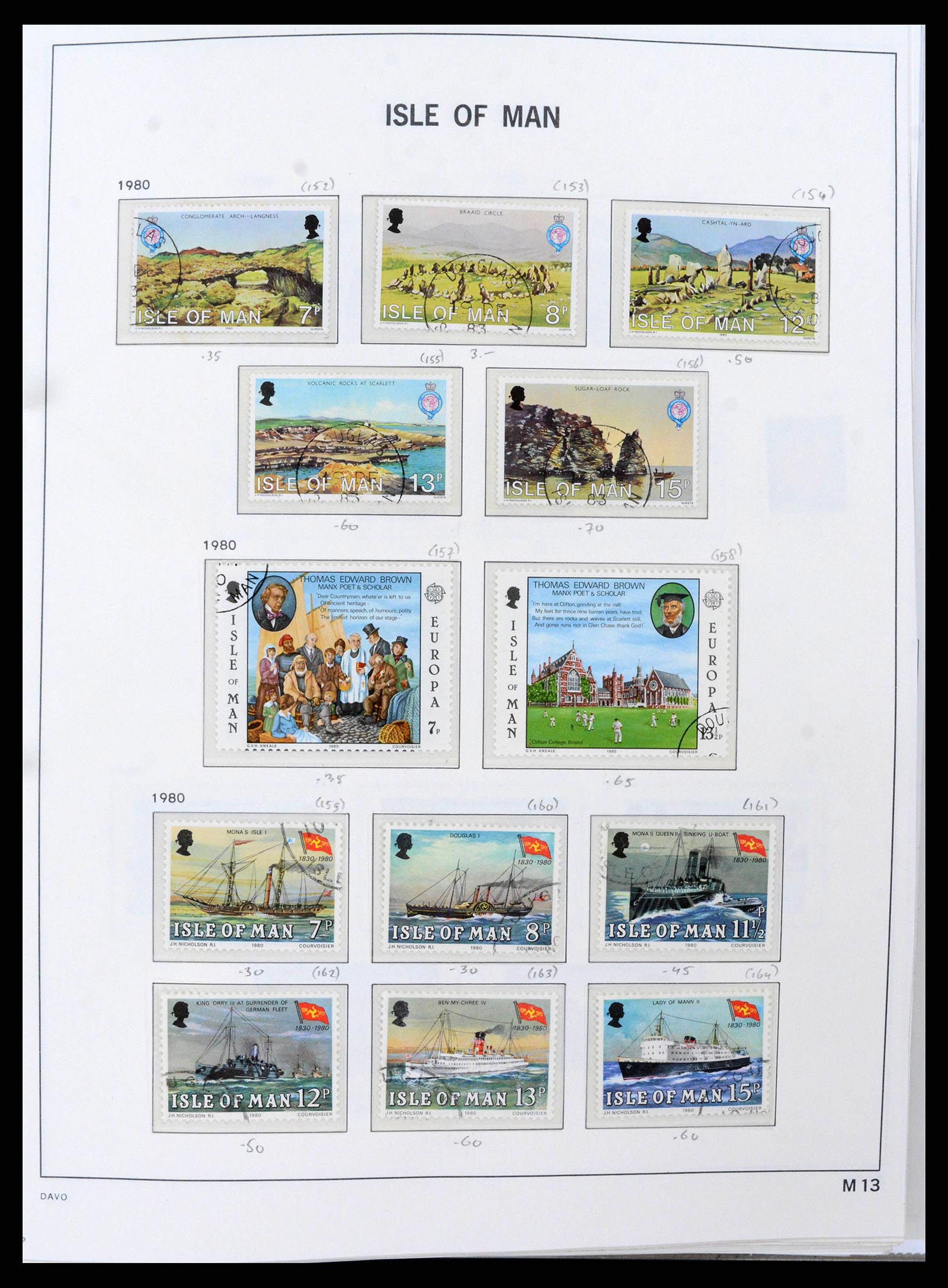 38659 0016 - Postzegelverzameling 38659 Isle of Man 1973-2005.