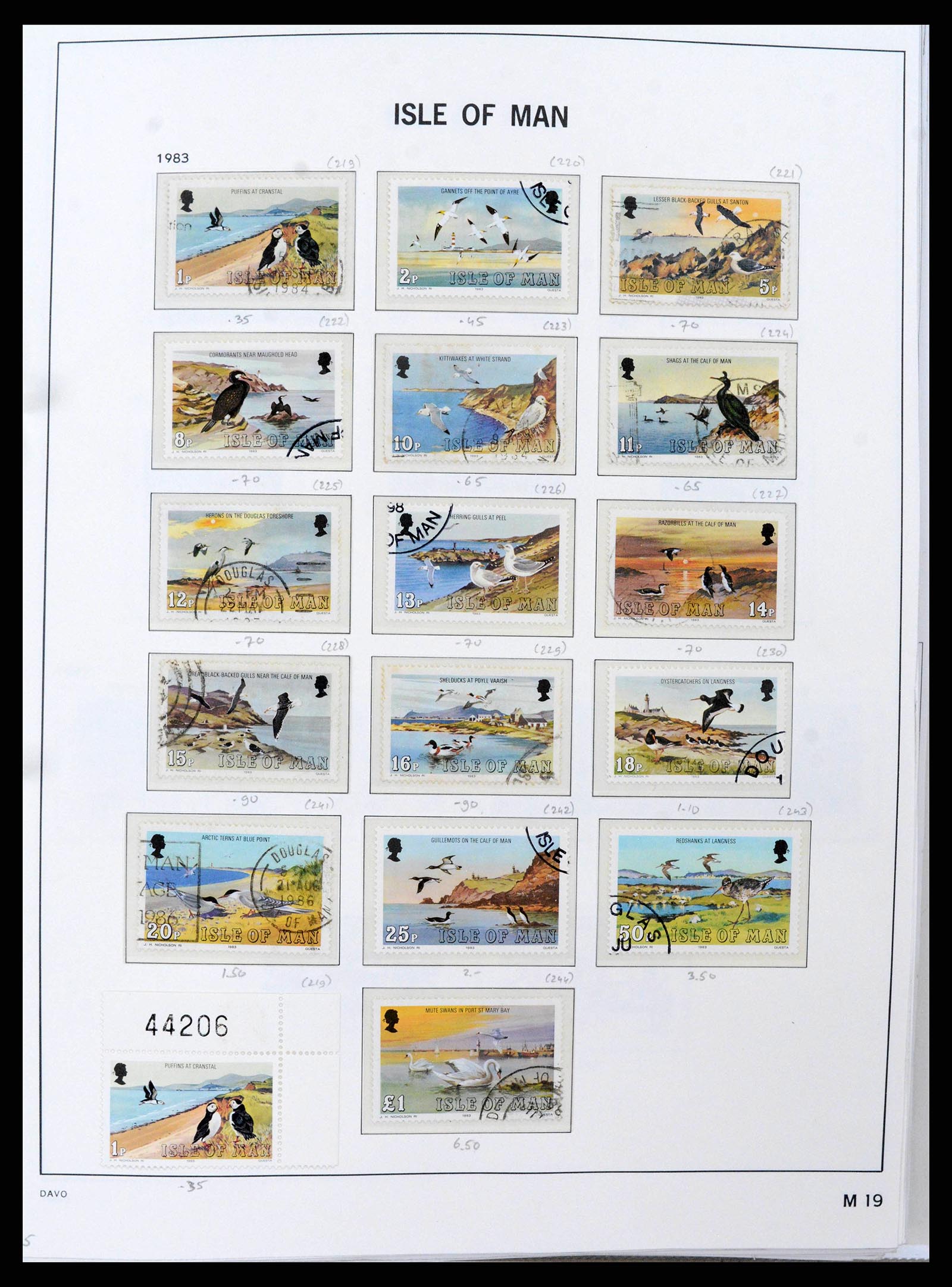 38659 0022 - Postzegelverzameling 38659 Isle of Man 1973-2005.